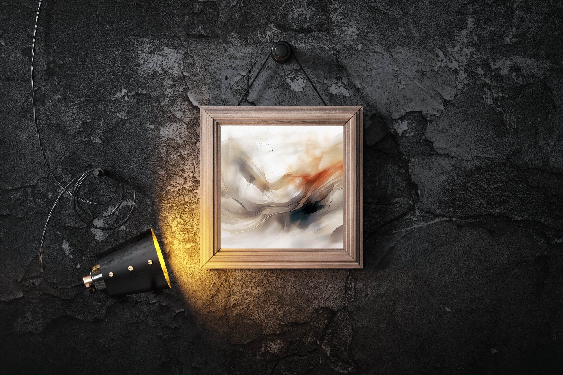 Air Waves in Desert Abstract Wall Art - beink online art store
