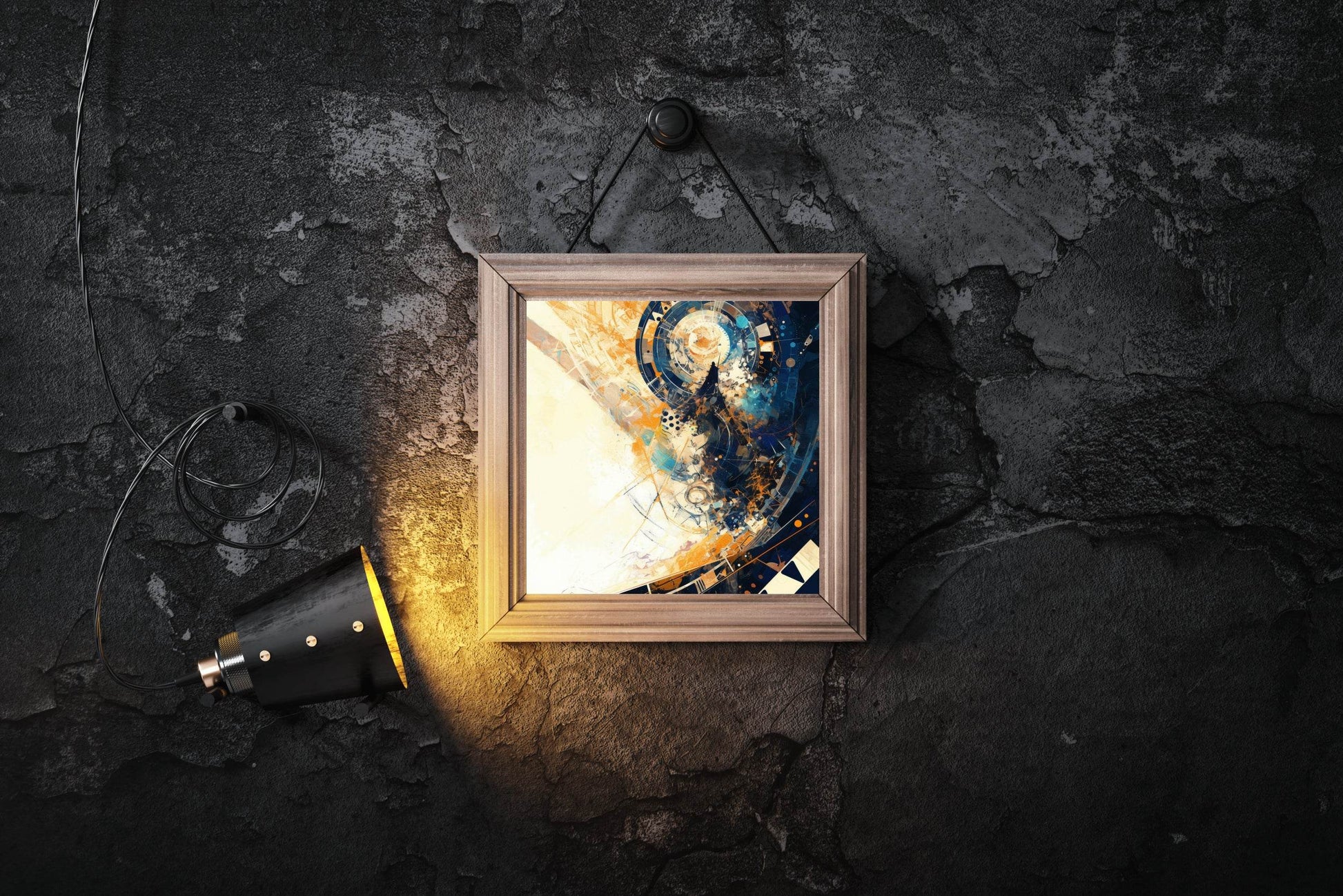Clock Abstract Wall Art - beink online art store