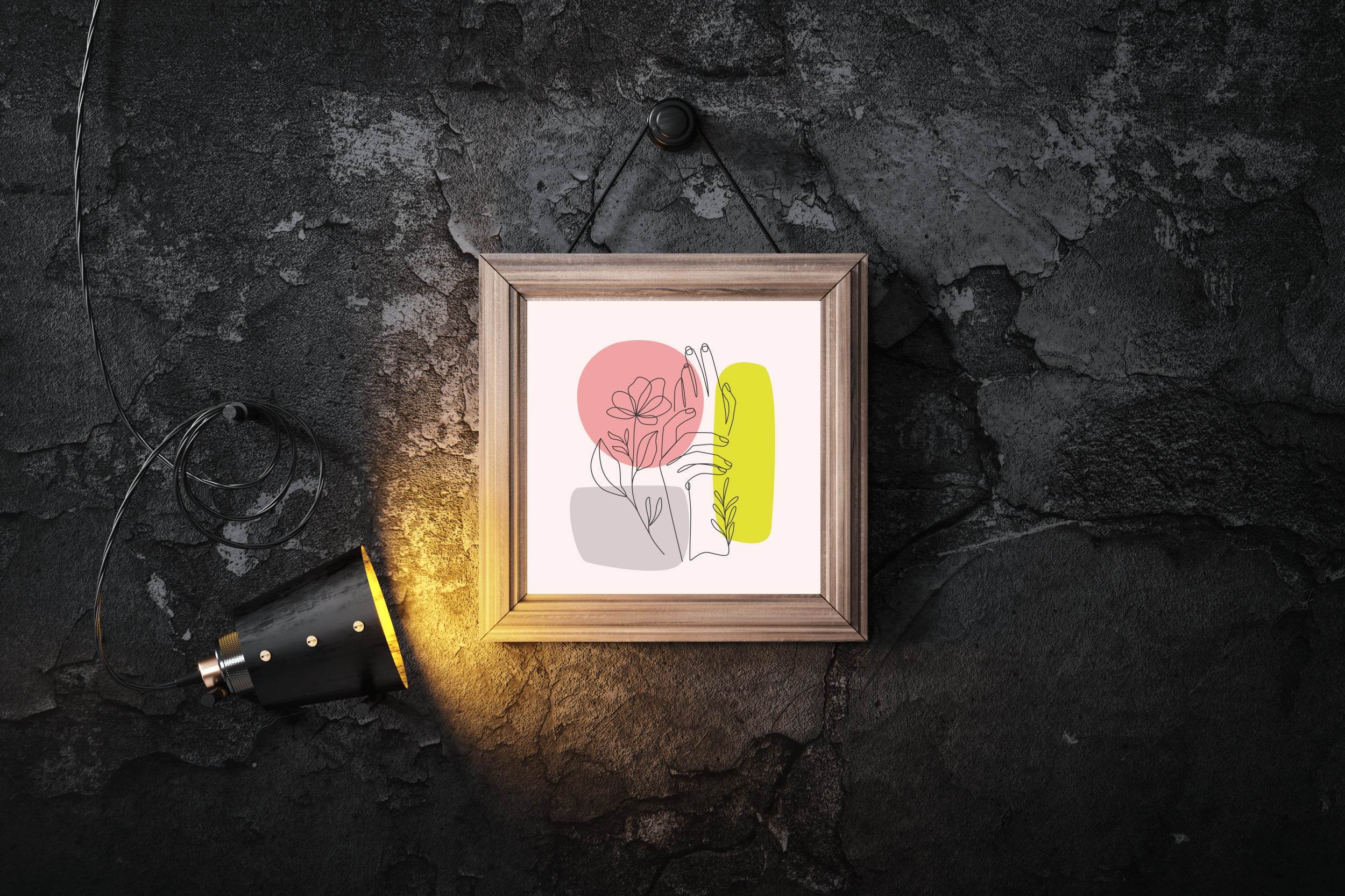 Hand of Flowers Wall Art - beink online art store