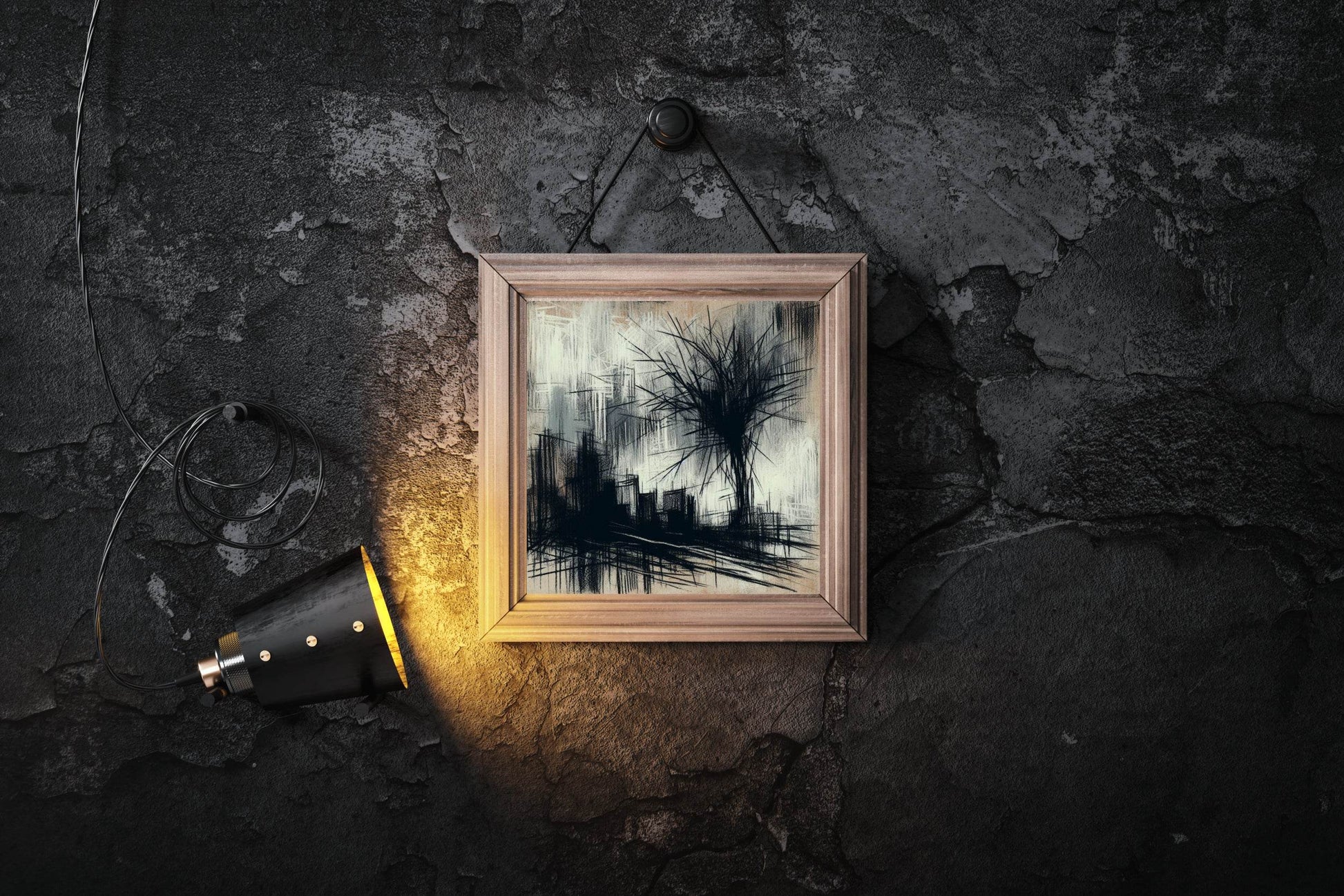 Creative Road Side Visualization Abstract Wall Art - beink online art store