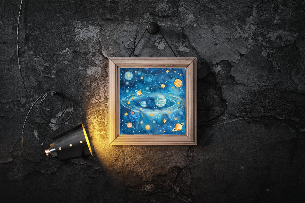 Kids Solar System Exploring the Night Sky - beink online art store