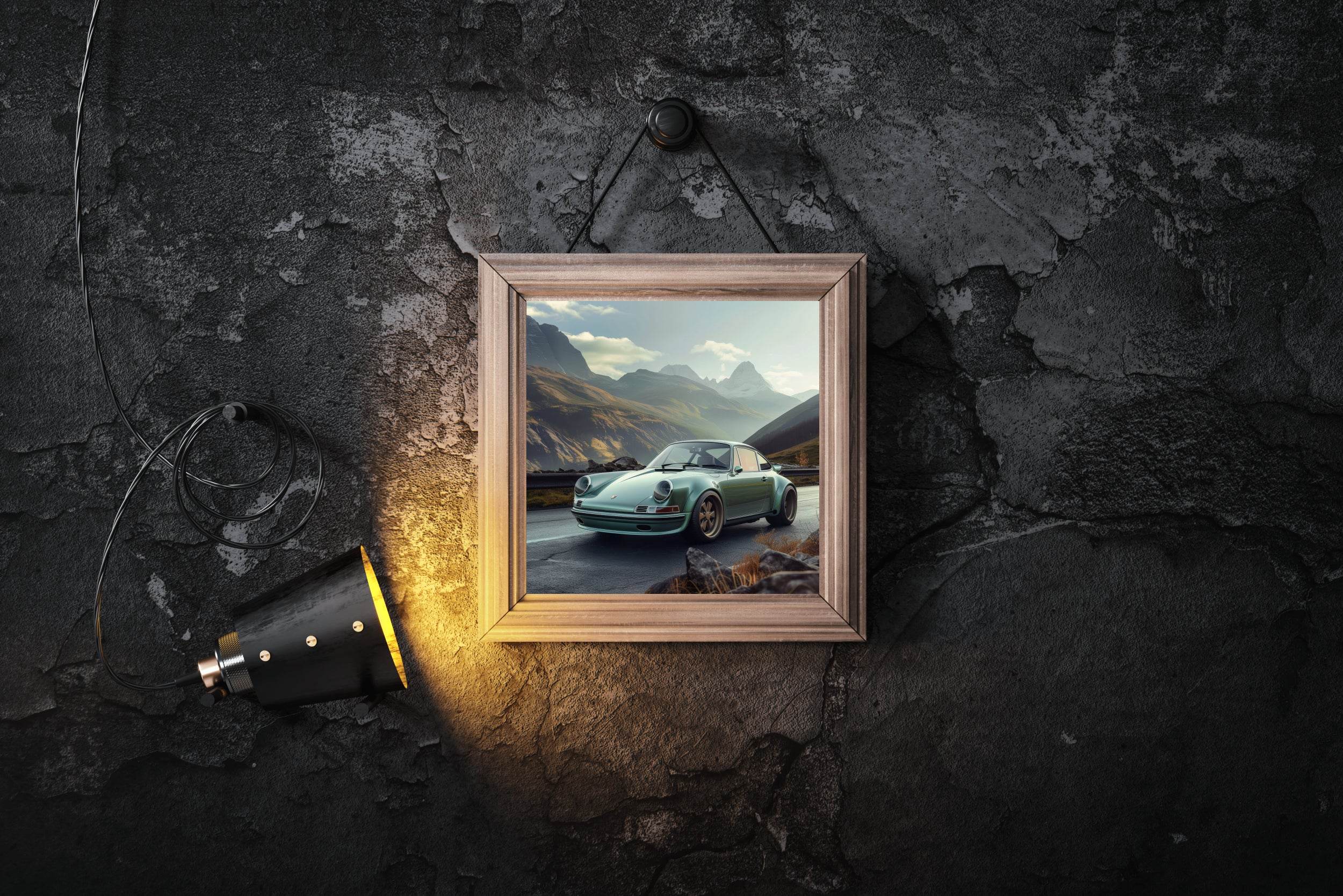 Porsche 911 RSR Turbo Wall Art - beink online art store