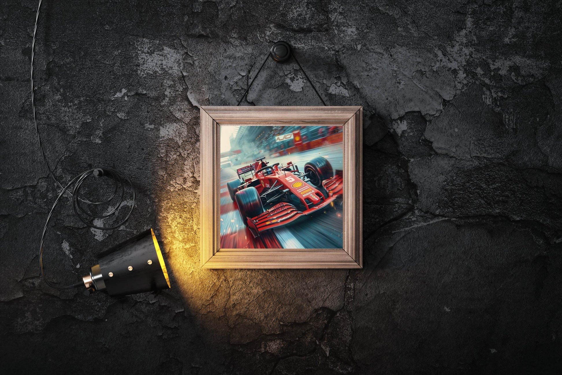 Formula 1 Metal Car Wall Art - beink online art store
