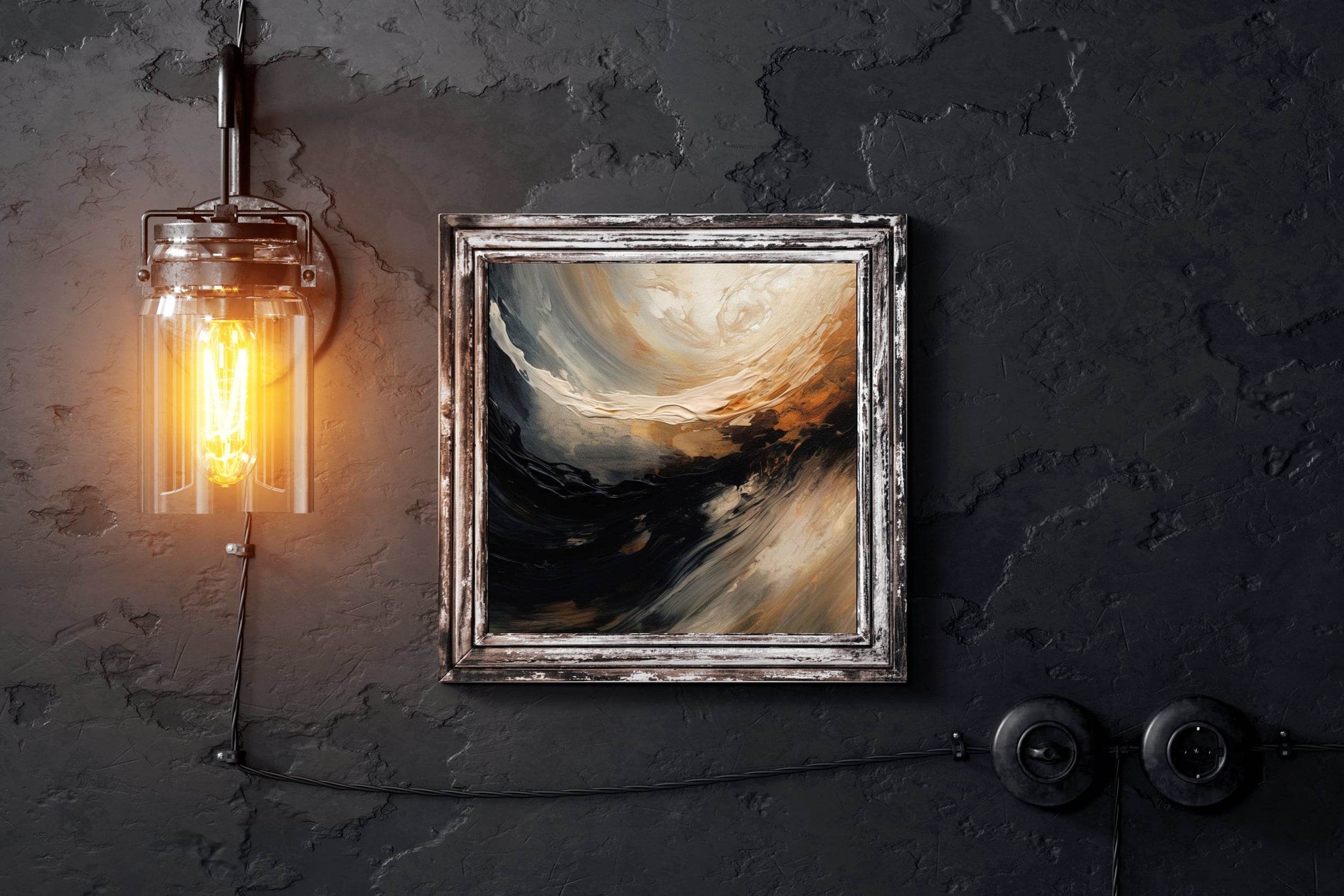 Wave Painting Abstract Wall Art - beink online art store