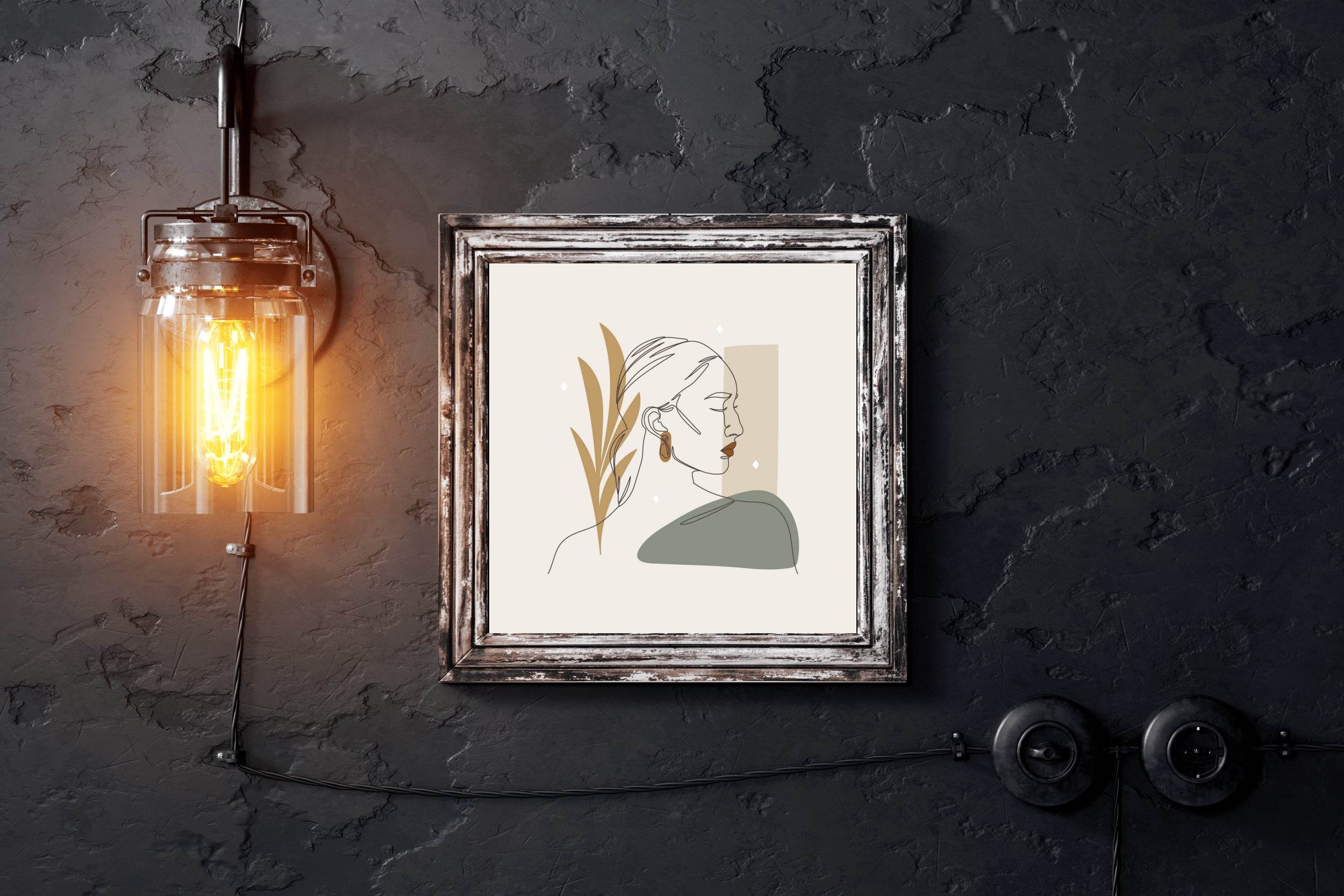Flower Princess Wall Art - beink online art store