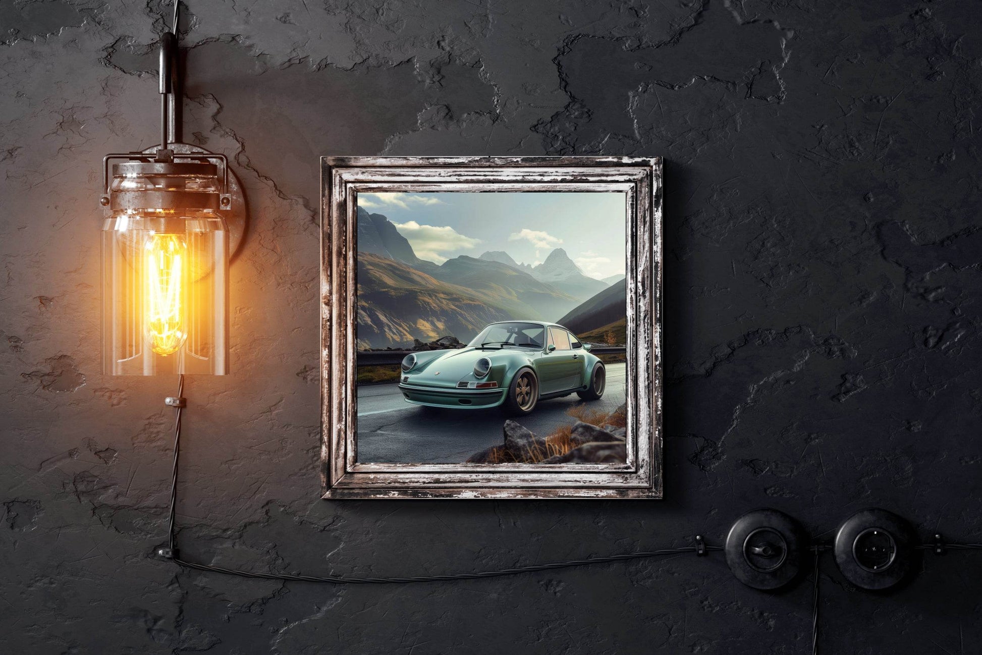 Porsche 911 RSR Turbo Wall Art - beink online art store