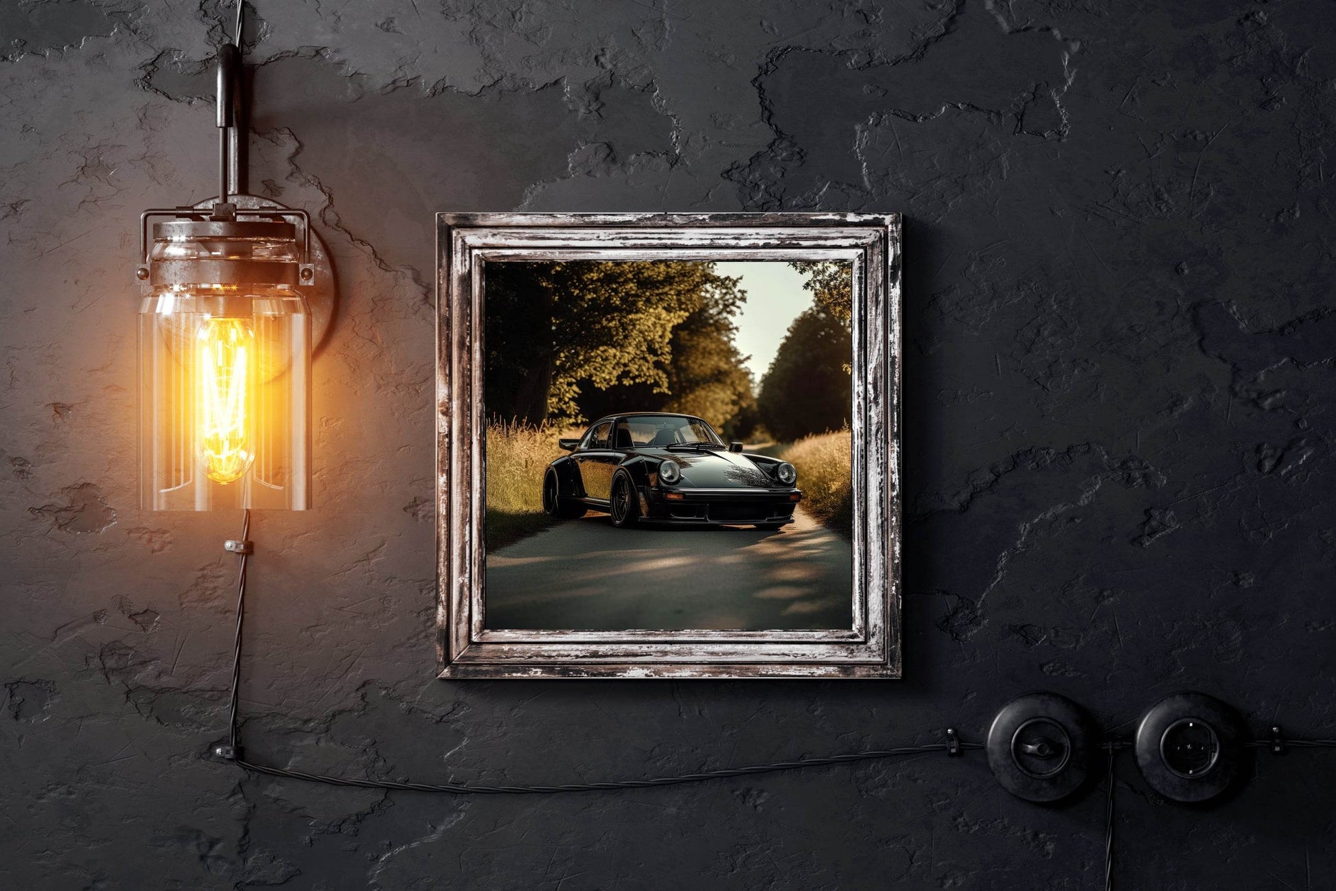 Porsche 911 Minimalist Wall Art - beink online art store