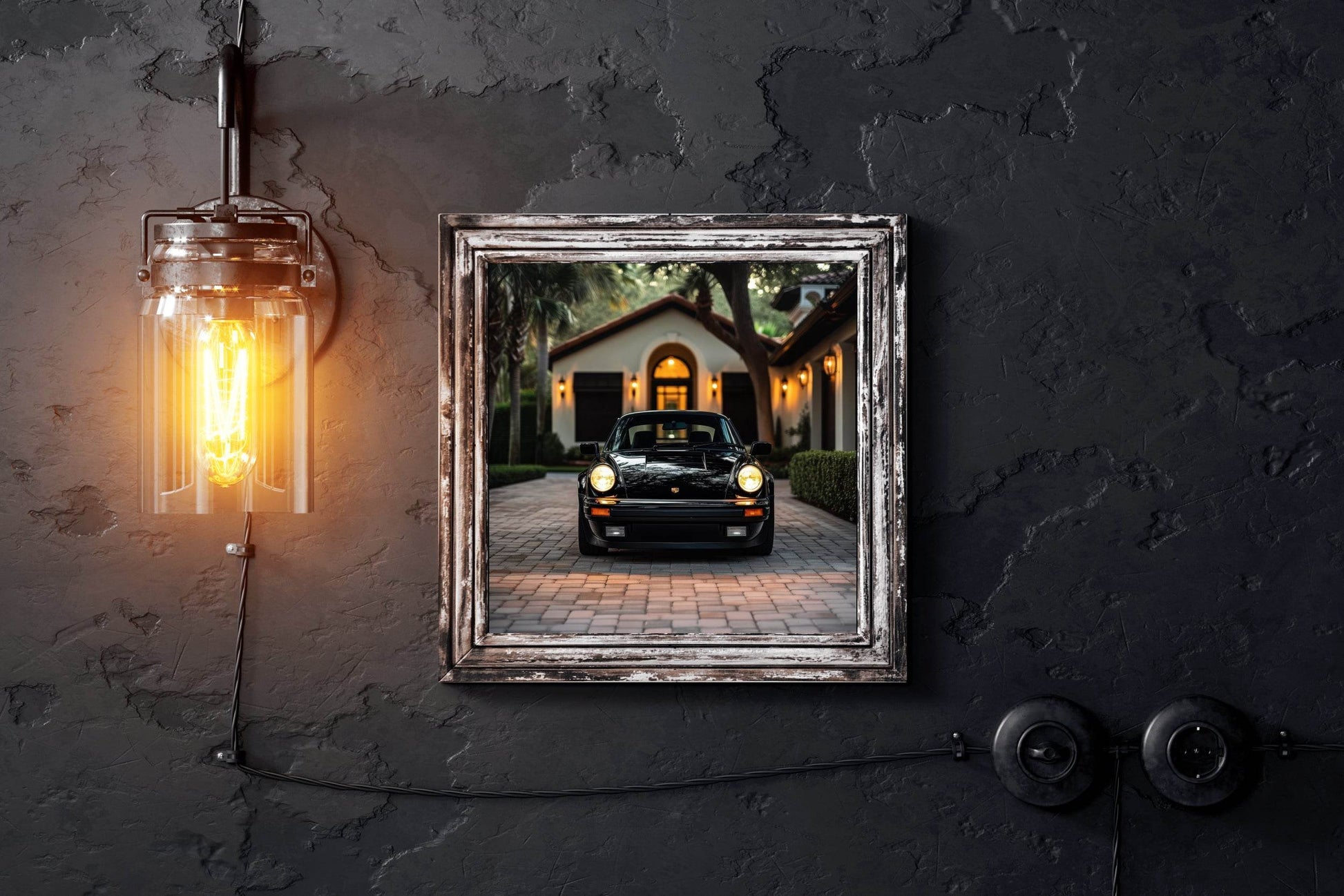 porsche 911 turbo Model 1986 Wall Art - beink online art store