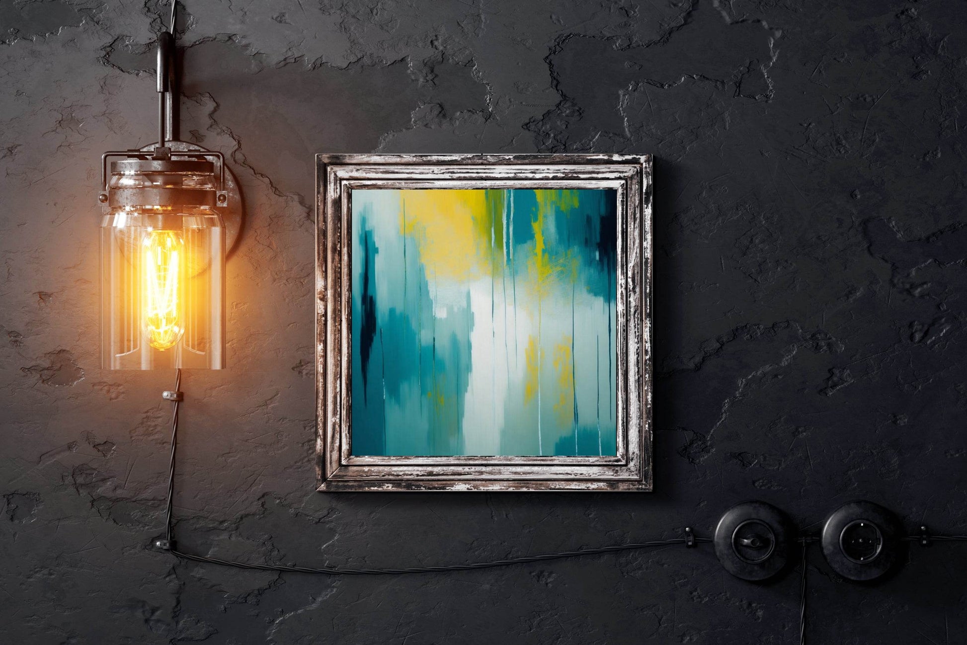 Colorful Textural Background Abstract Wall Art - beink online art store