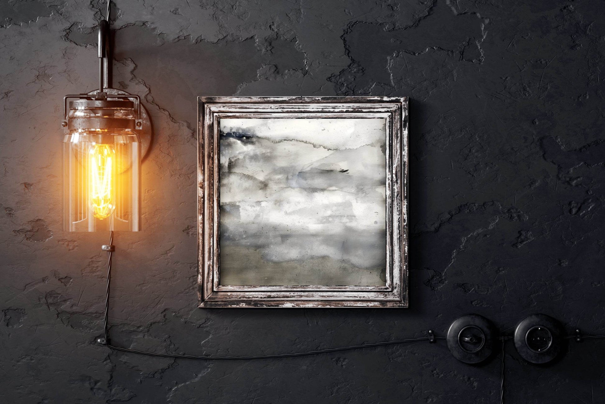Atmospheric Scene Modern Wall Art - beink online art store