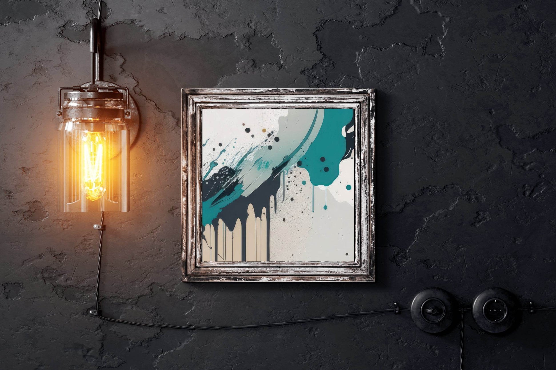 Soft Paint Color Abstract Wall Art - beink online art store