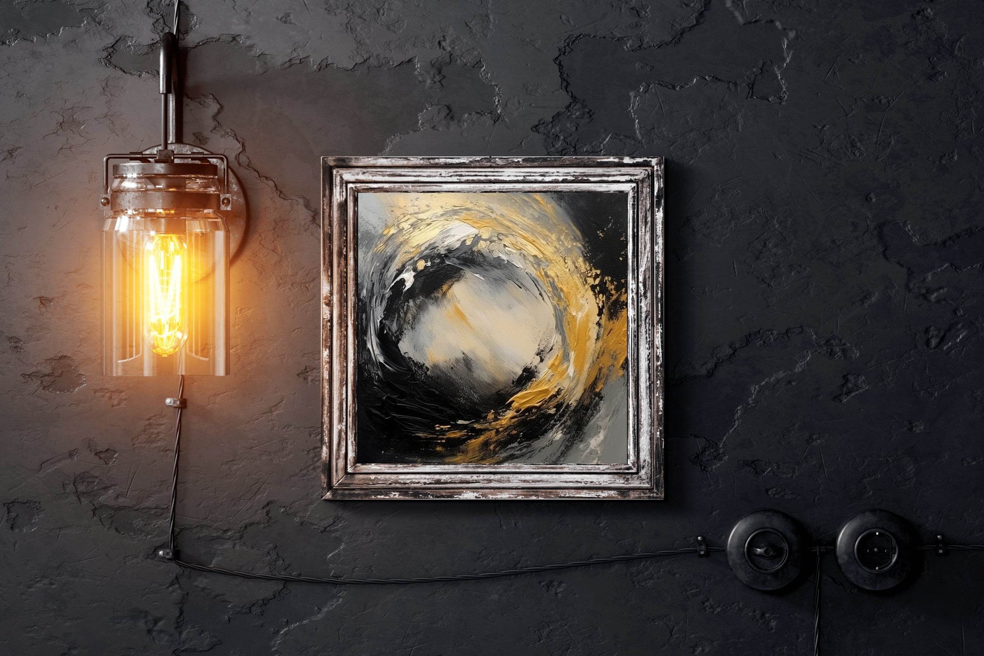 Tornado Swirl Abstract Wall Art - beink online art store