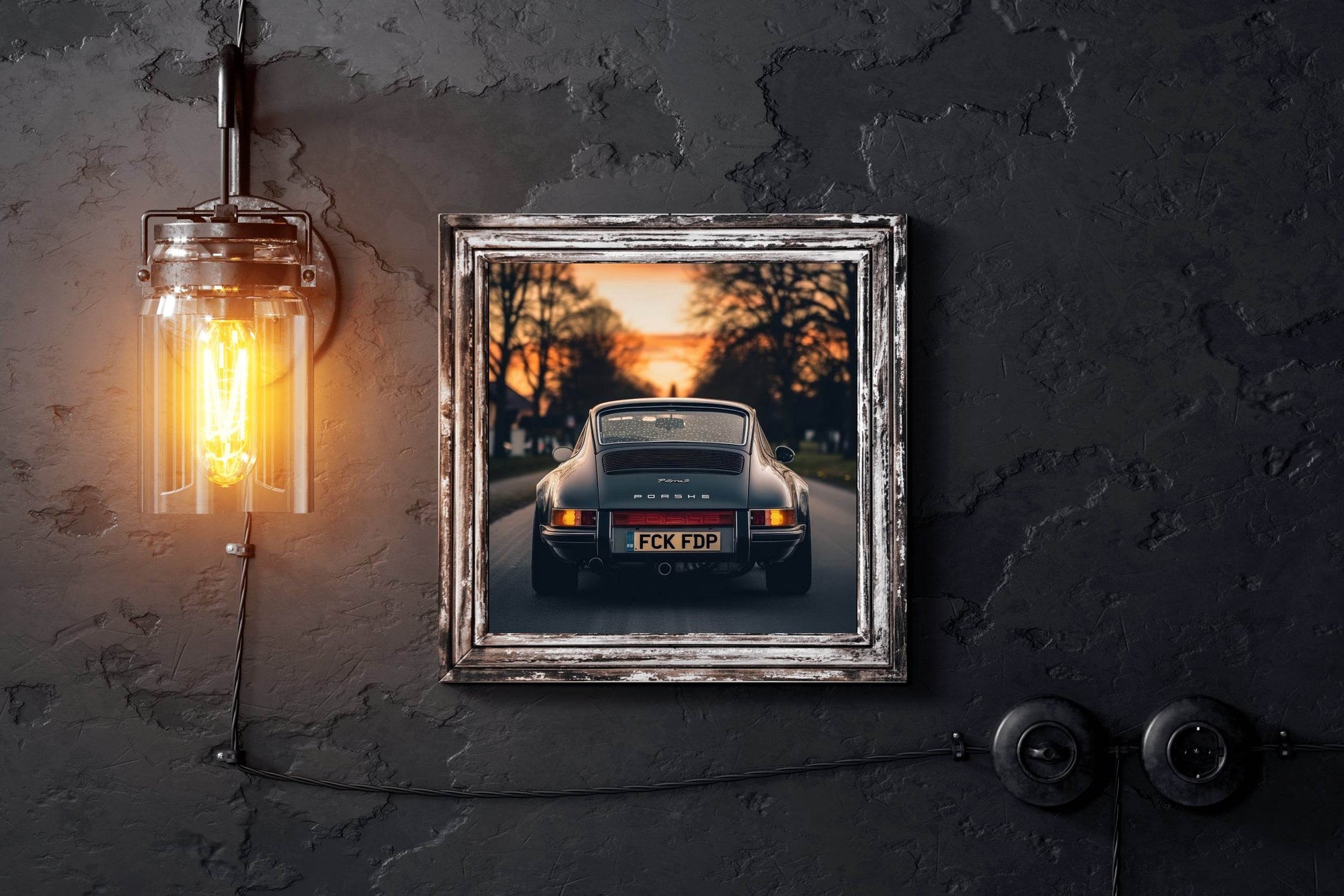 Porsche 911 JB Classic Wall Art - beink online art store