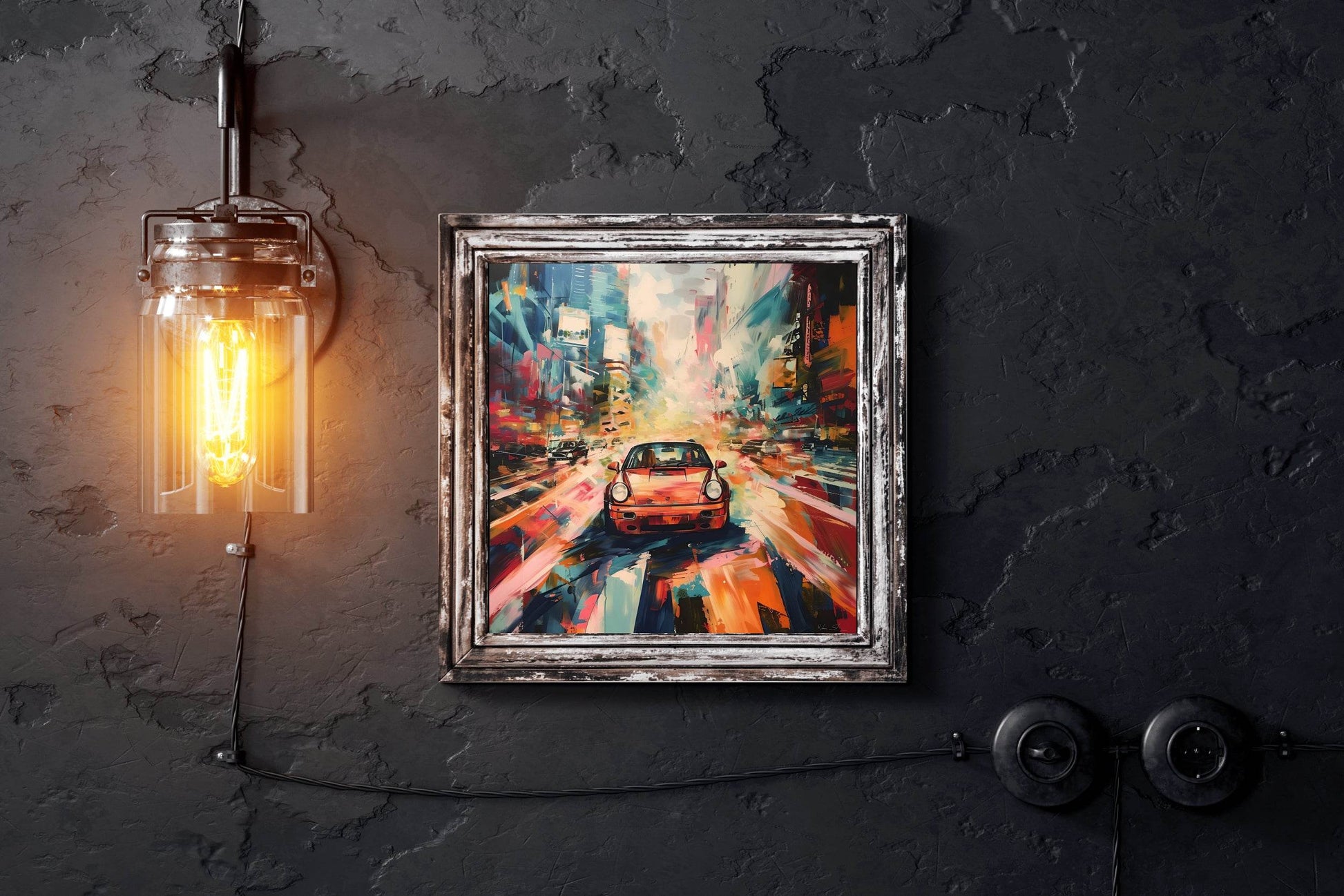 Porsche 911 Turbo Sport Wall Art - beink online art store
