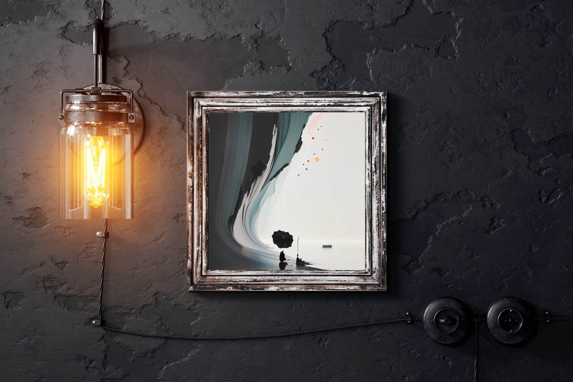 Creative Seashore Abstract Wall Art - beink online art store