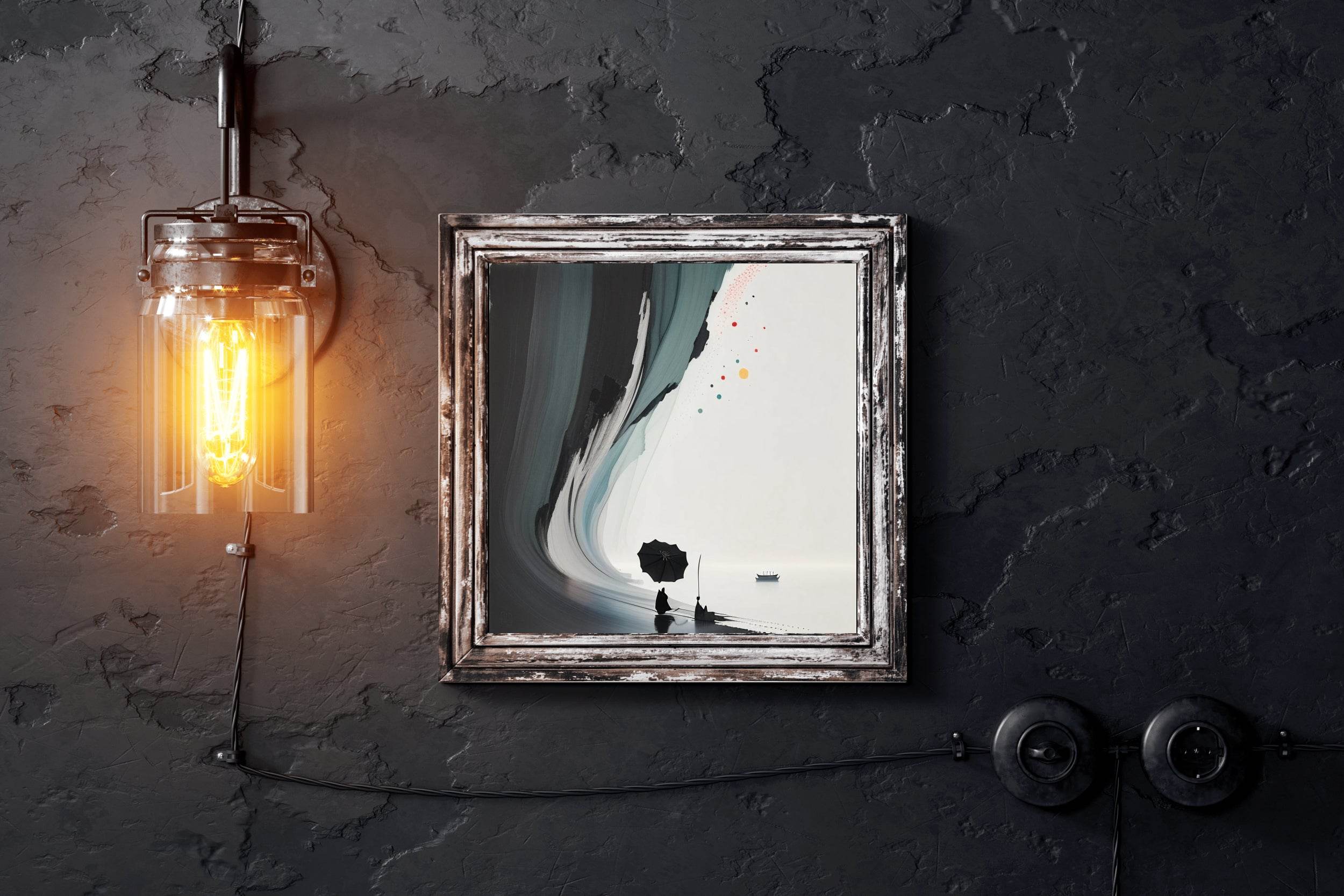 Creative Seashore Abstract Wall Art - beink online art store