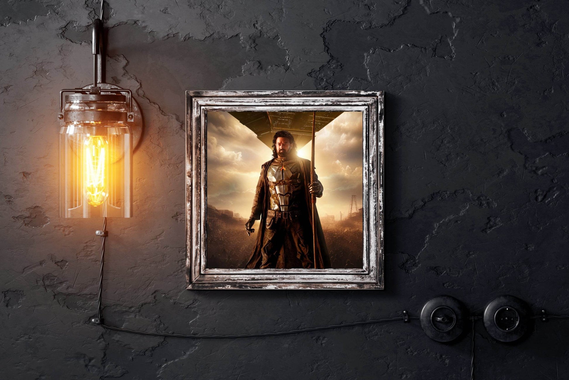 Kalki 2898 AD with spaceship Wall Art - beink online art store