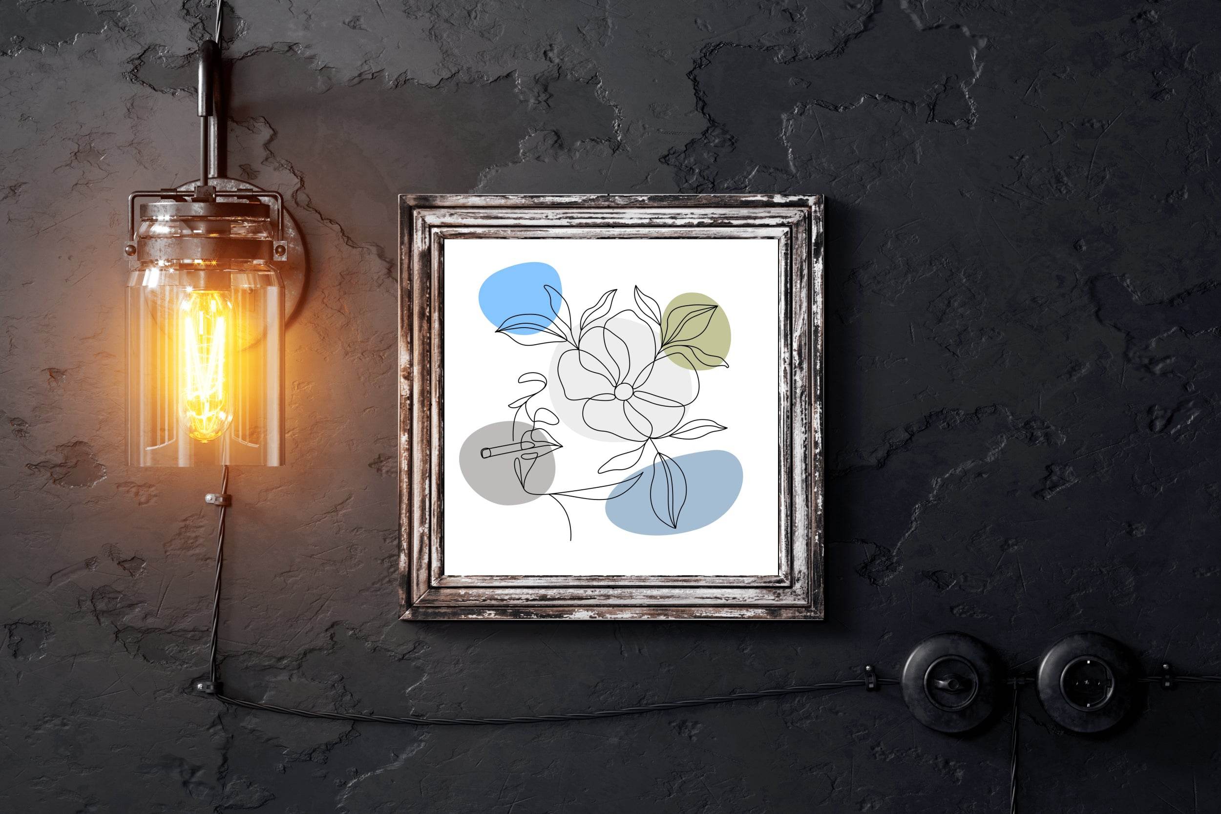 Beautiful Gardenia Flower Wall Art - beink online art store
