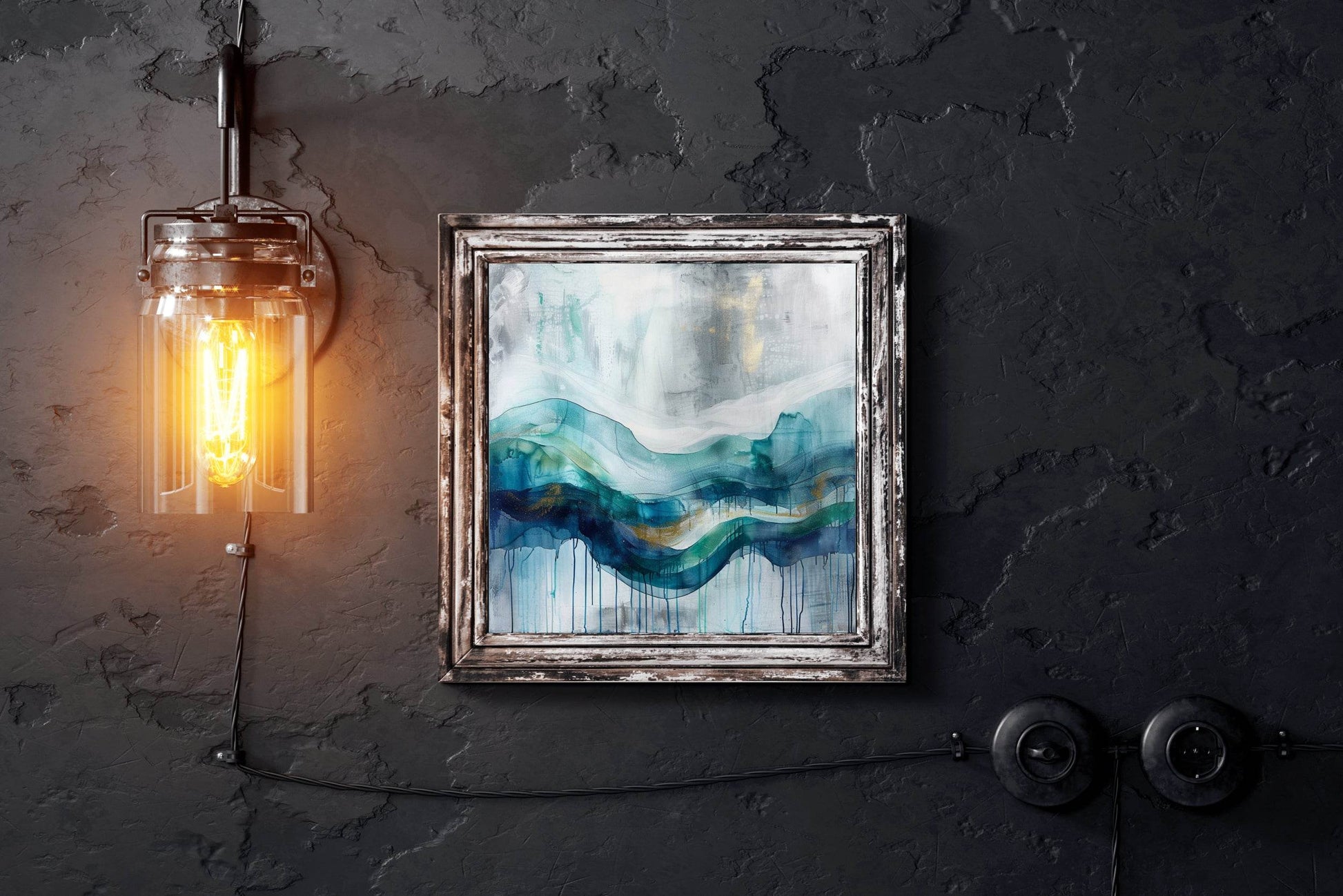 Watercolor Sky Abstract Wall Art - beink online art store