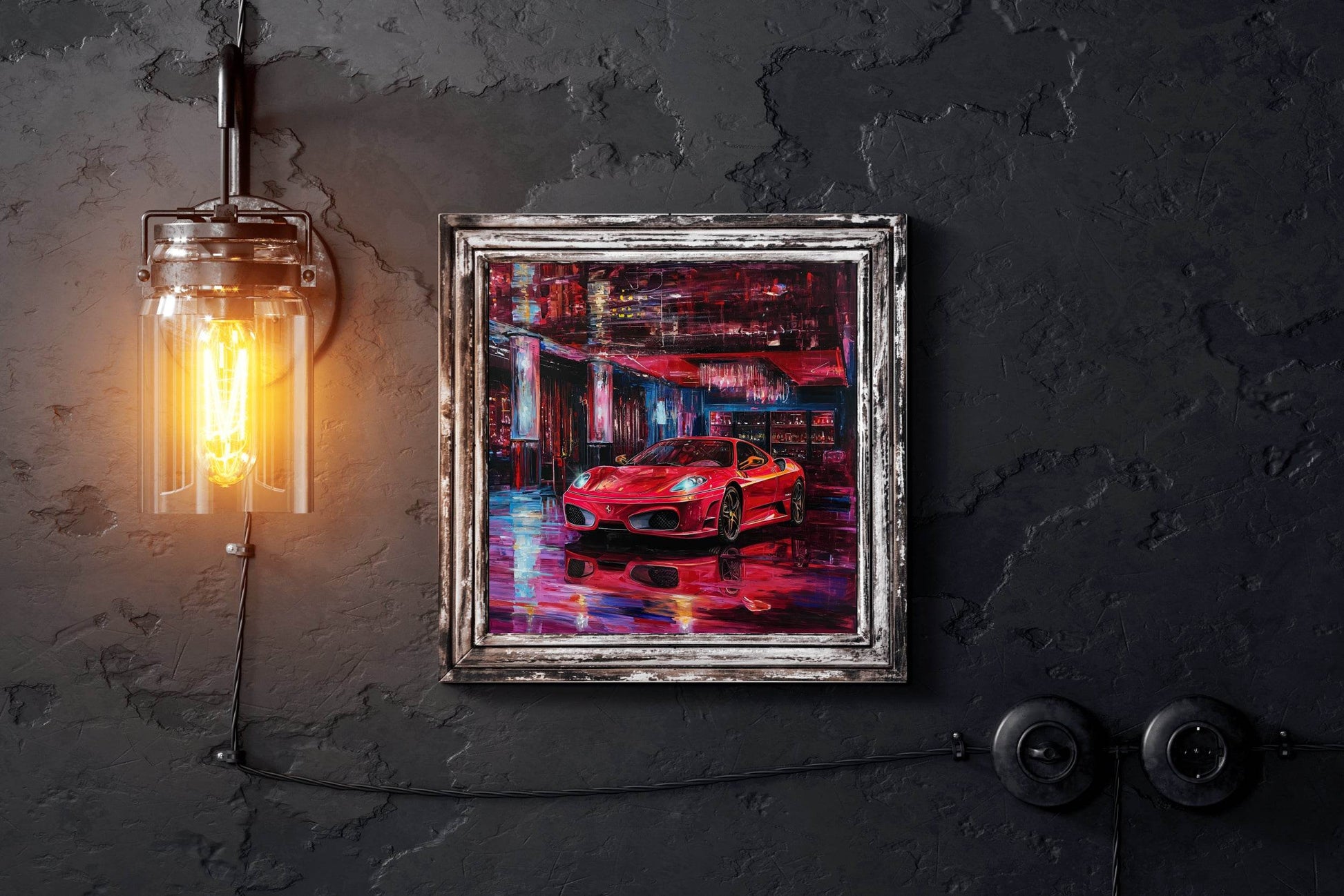 Ferrari 430 Scuderia Wall Art - beink online art store