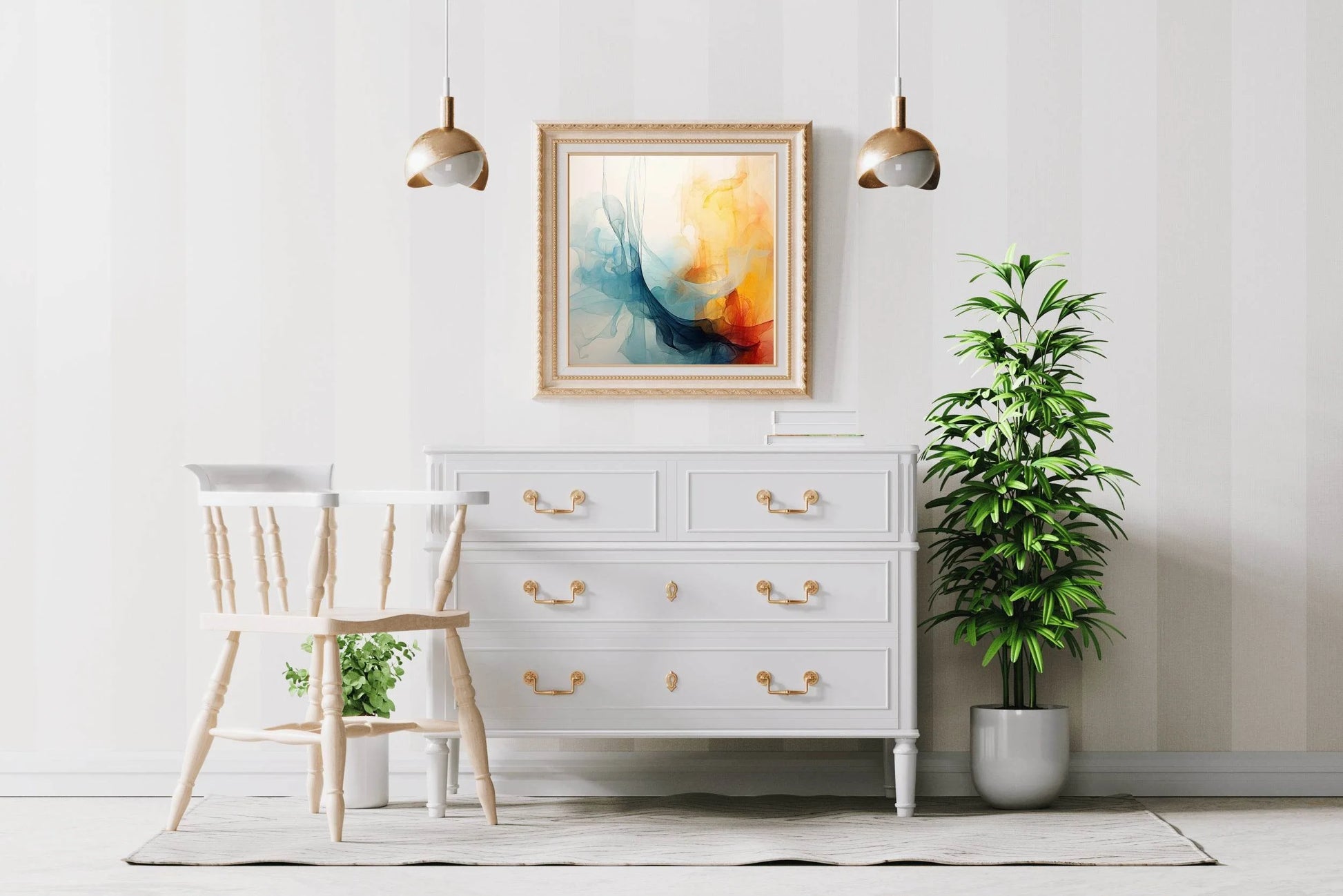 Colorful Ink Background Modern Abstract Wall Art - beink online art store