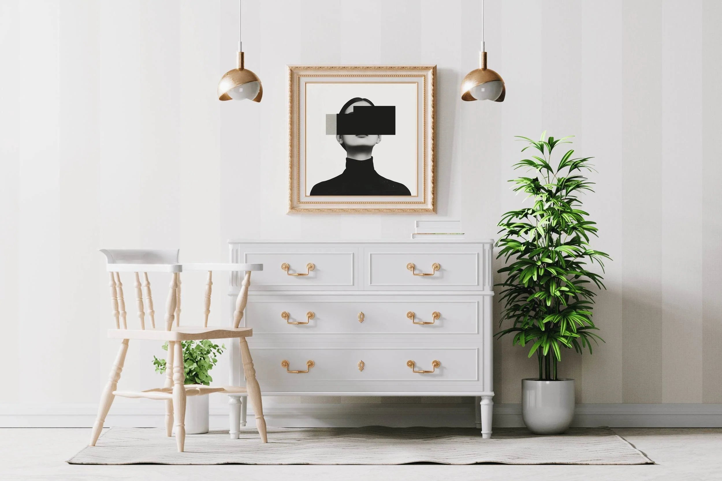Hidden Identity Modern Wall Art - beink online art store
