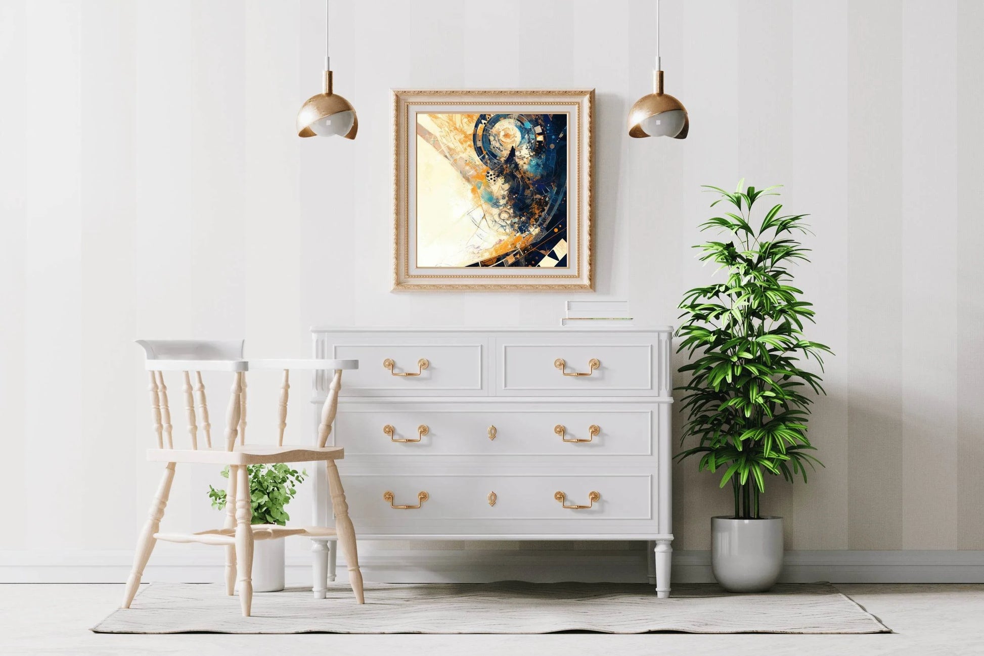 Clock Abstract Wall Art - beink online art store