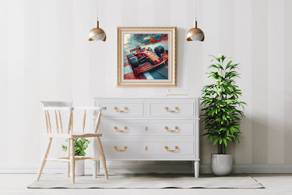 Formula 1 Metal Car Wall Art - beink online art store