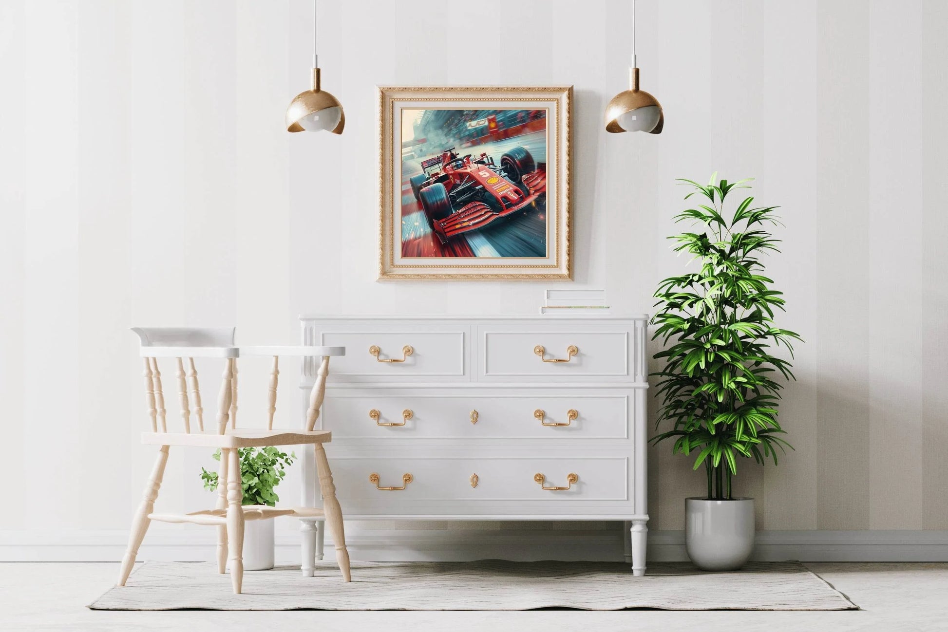 Formula 1 Metal Car Wall Art - beink online art store