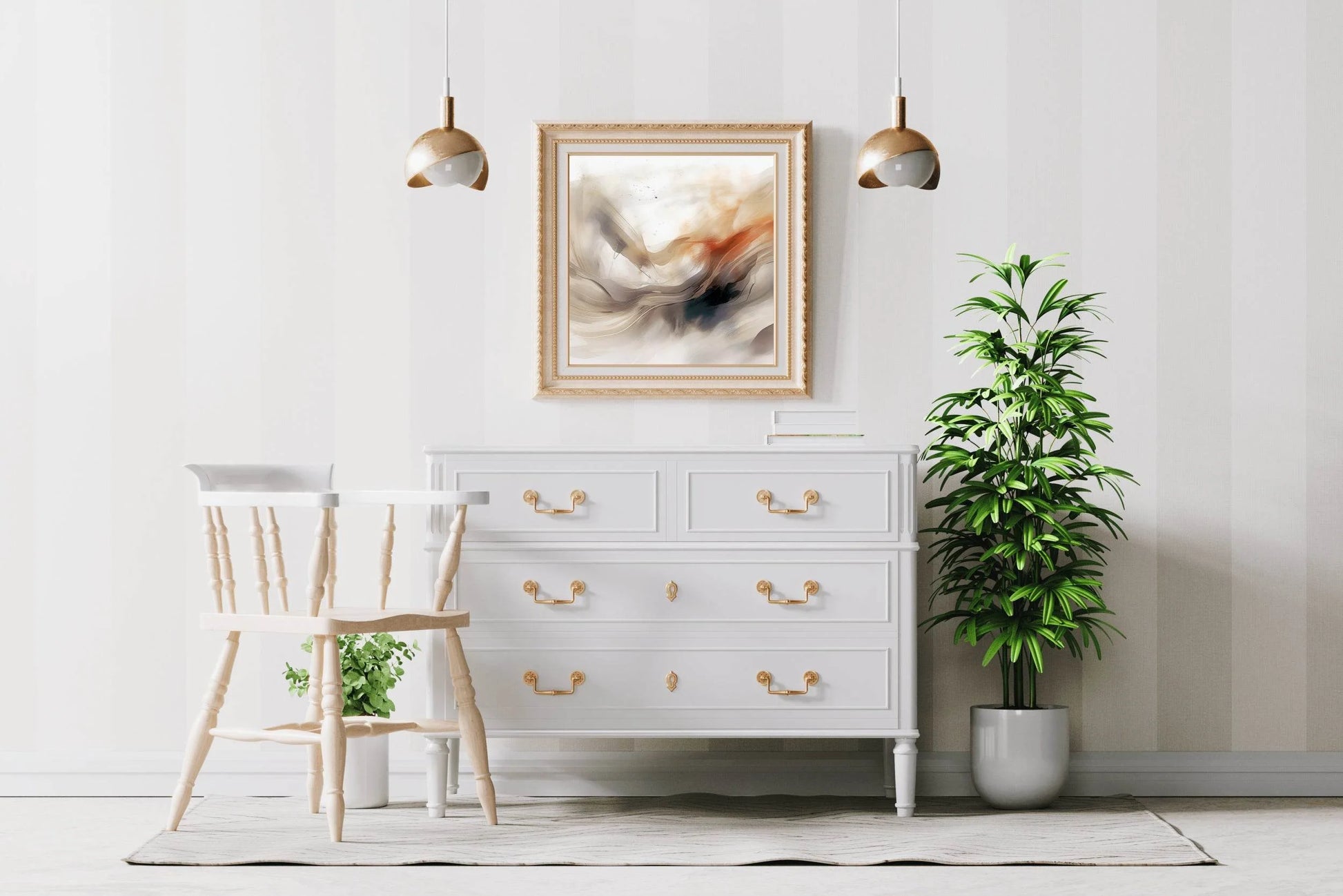 Air Waves in Desert Abstract Wall Art - beink online art store