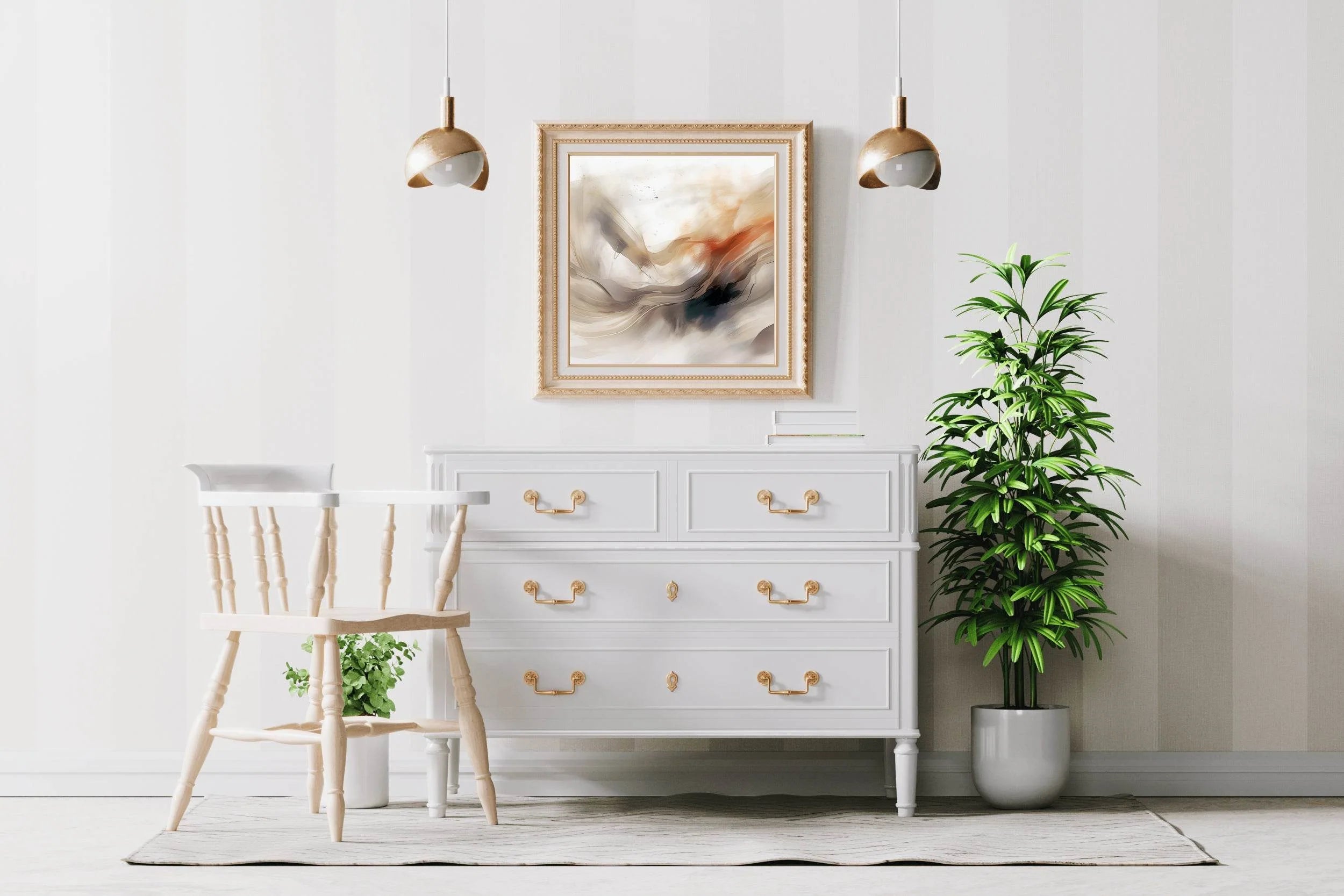 Air Waves in Desert Abstract Wall Art - beink online art store