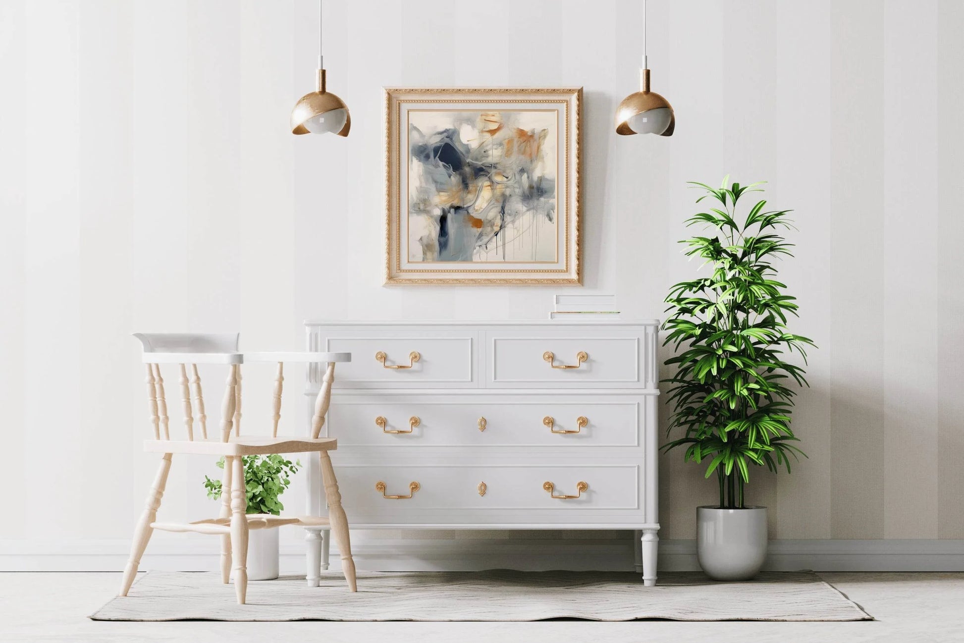 Multicolor Water Paint Abstract Wall Art - beink online art store
