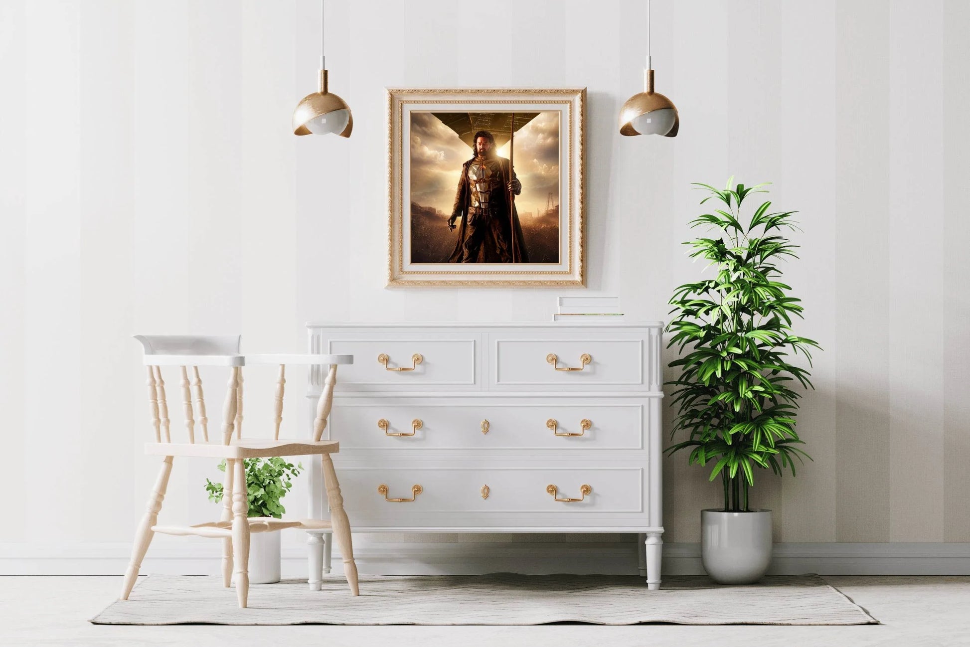 Kalki 2898 AD with spaceship Wall Art - beink online art store