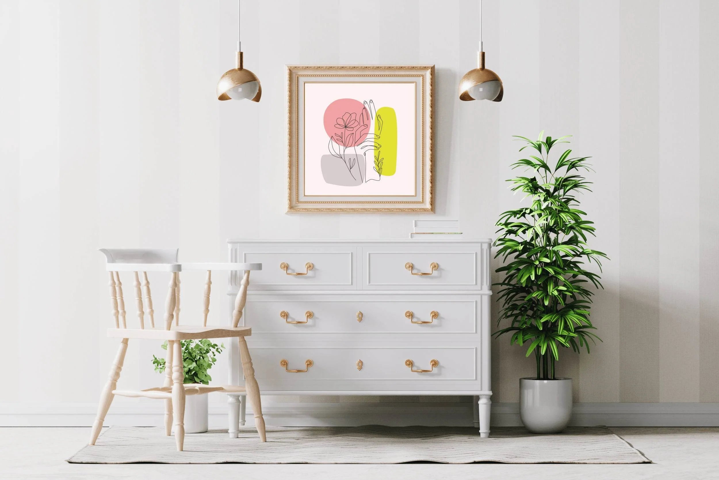 Hand of Flowers Wall Art - beink online art store