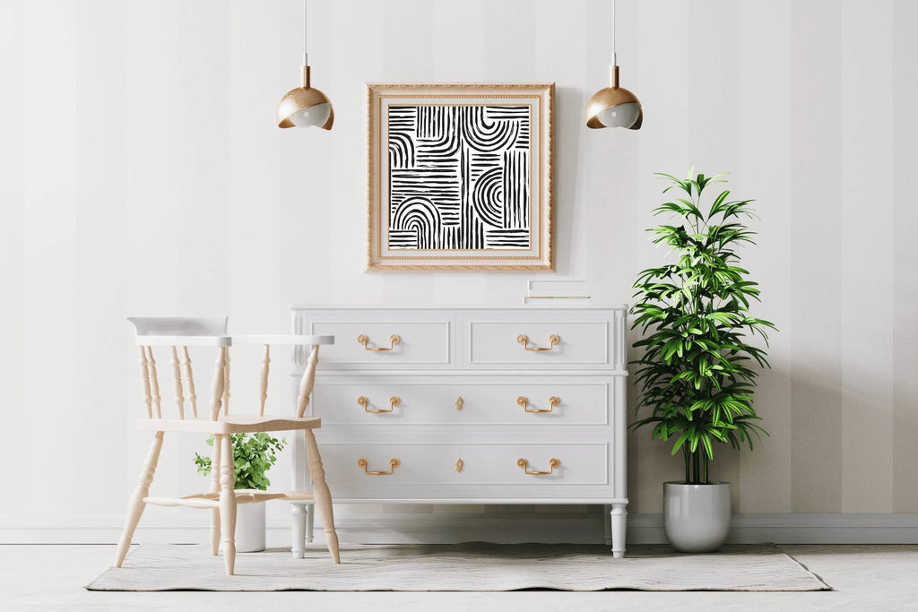 Hand Drawn Brush Strokes Wall Art - beink online art store
