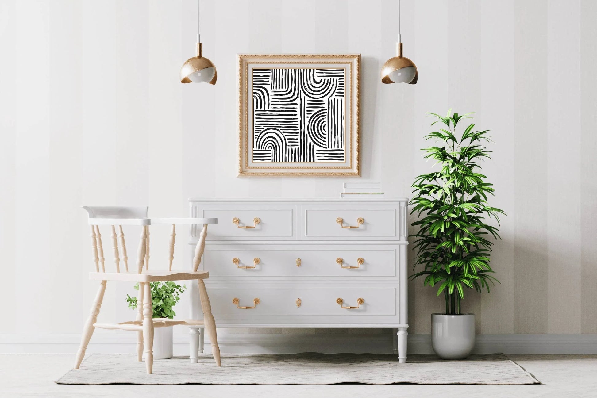 Hand Drawn Brush Strokes Wall Art - beink online art store