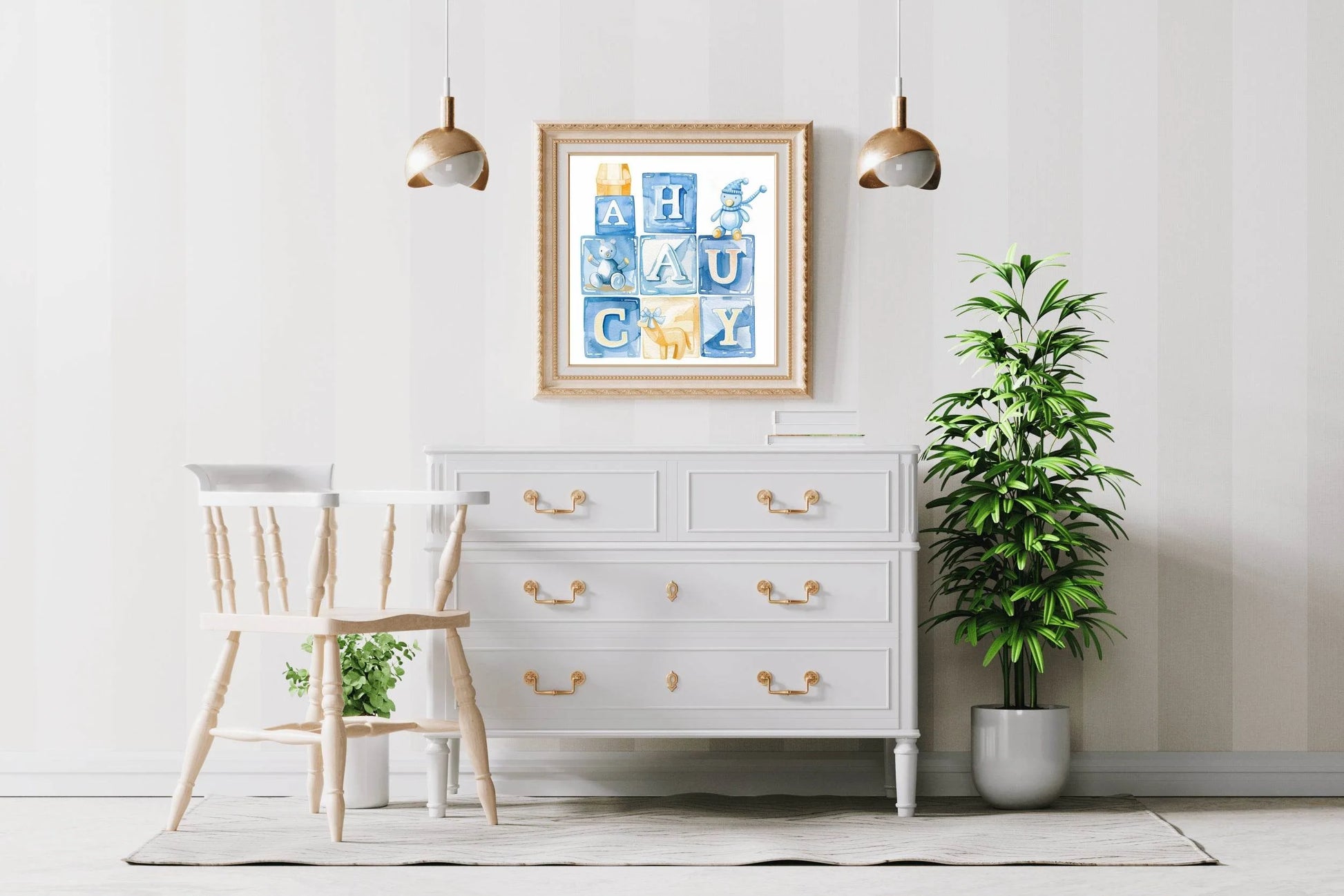 A Drawing of a Set of Watercolor Tiles - beink online art store