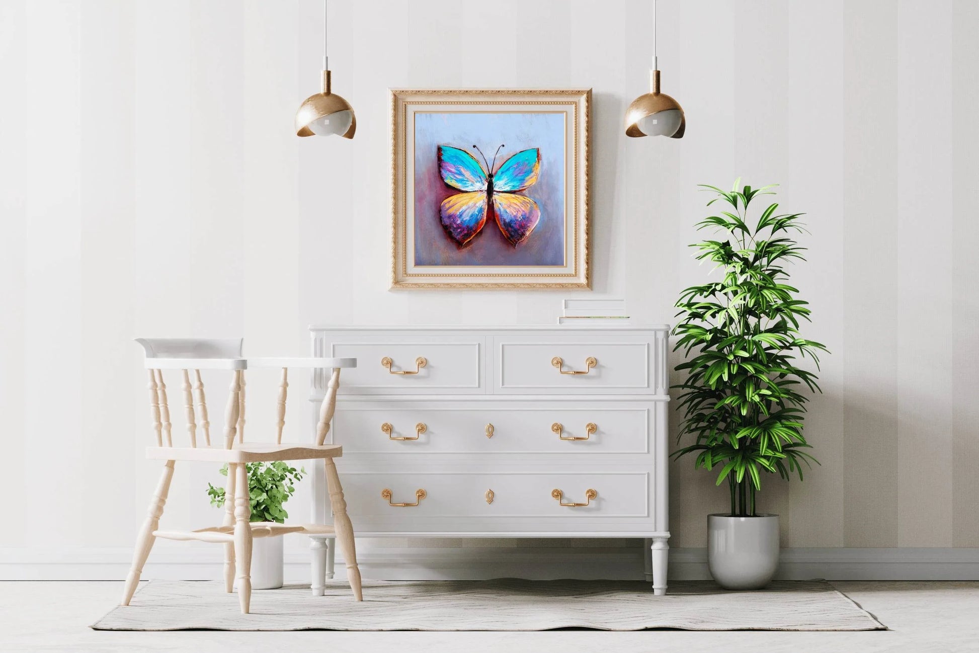 Colorful Butterfly Painting Wall Art - beink online art store