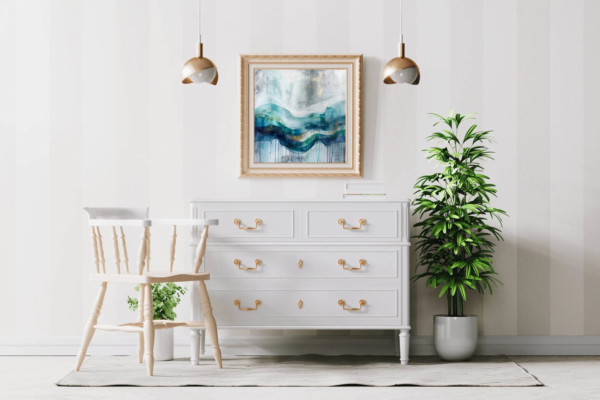 Watercolor Sky Abstract Wall Art - beink online art store