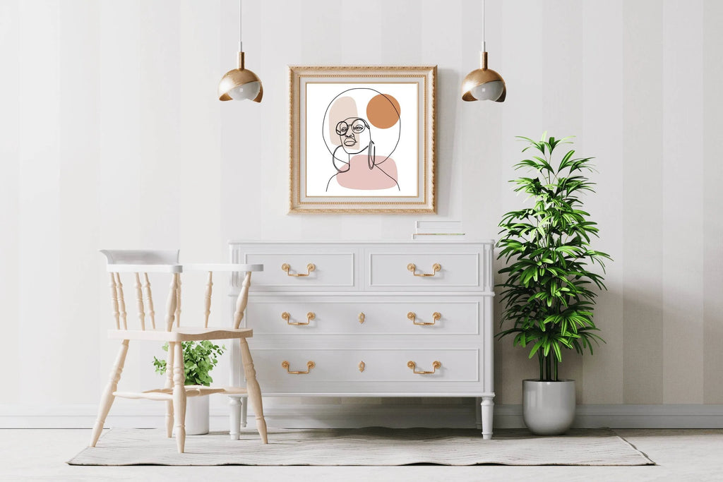 African Hair Style Wall Art - beink online art store