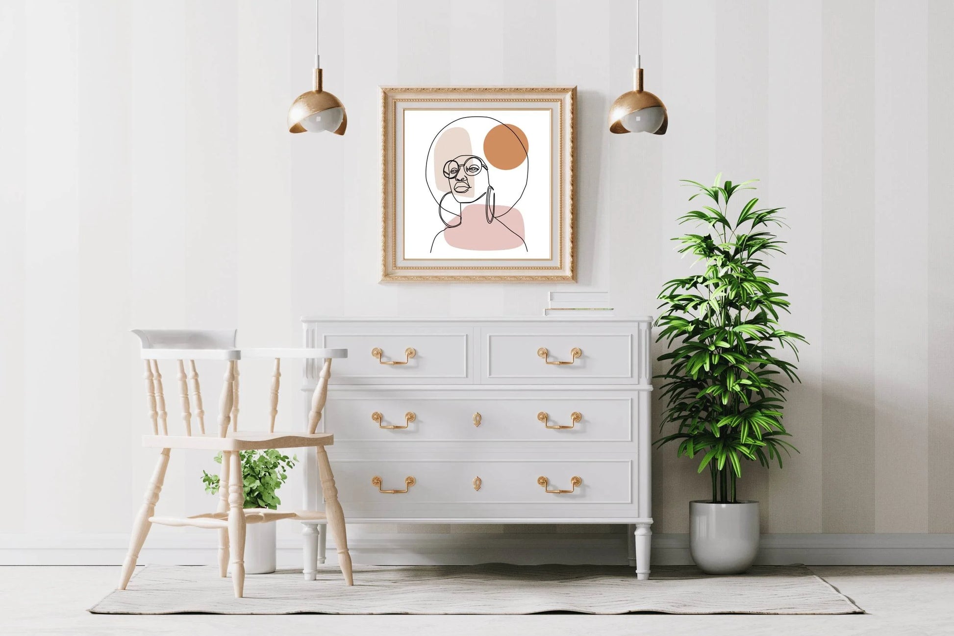 African Hair Style Wall Art - beink online art store
