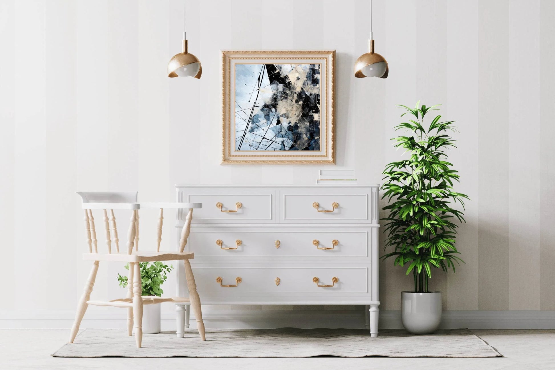 Broken Glass Abstract Wall Art - beink online art store