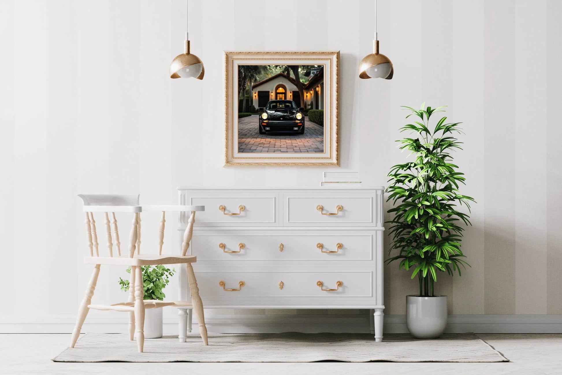 porsche 911 turbo Model 1986 Wall Art - beink online art store