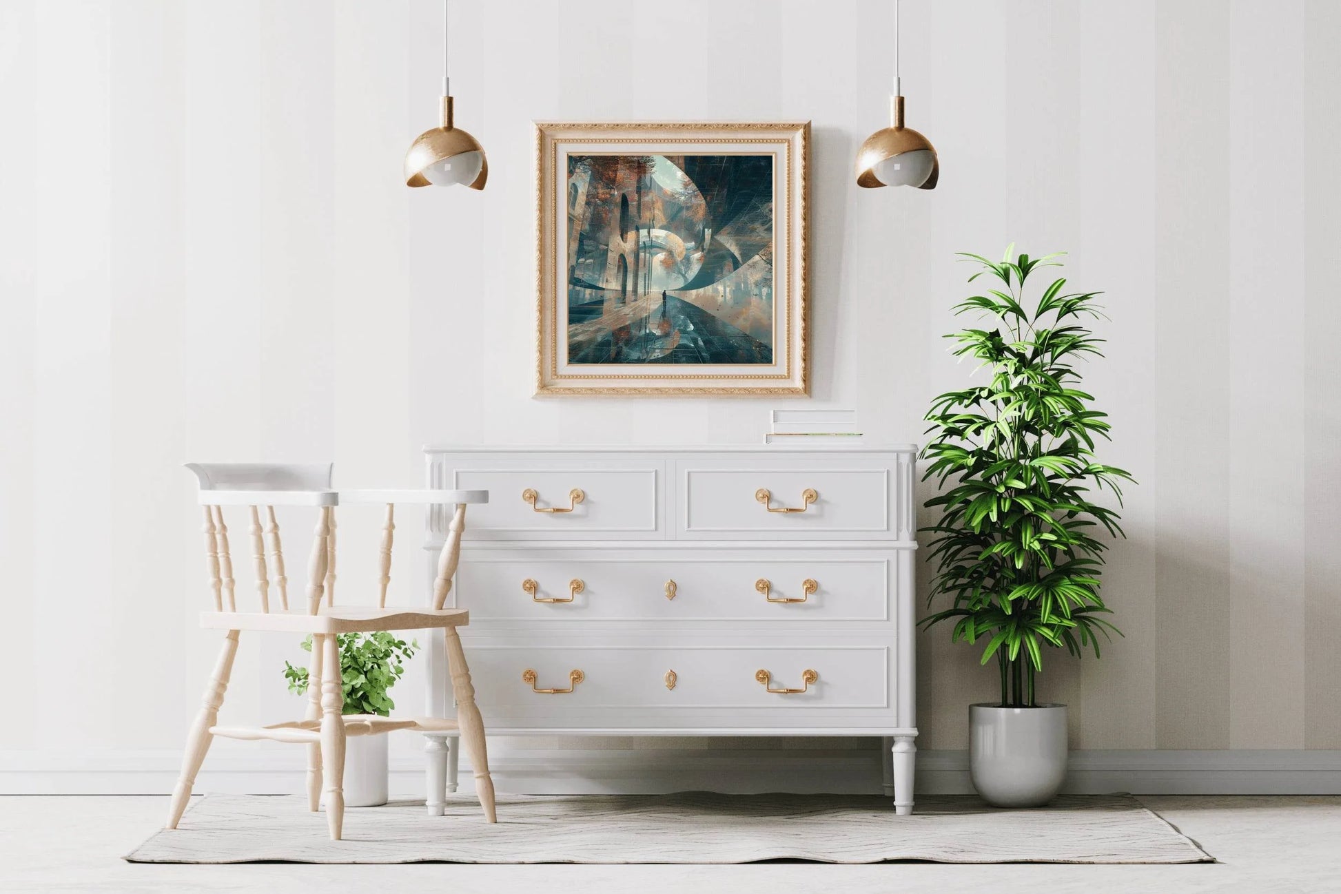Digital Corridor Abstract Wall Art - beink online art store