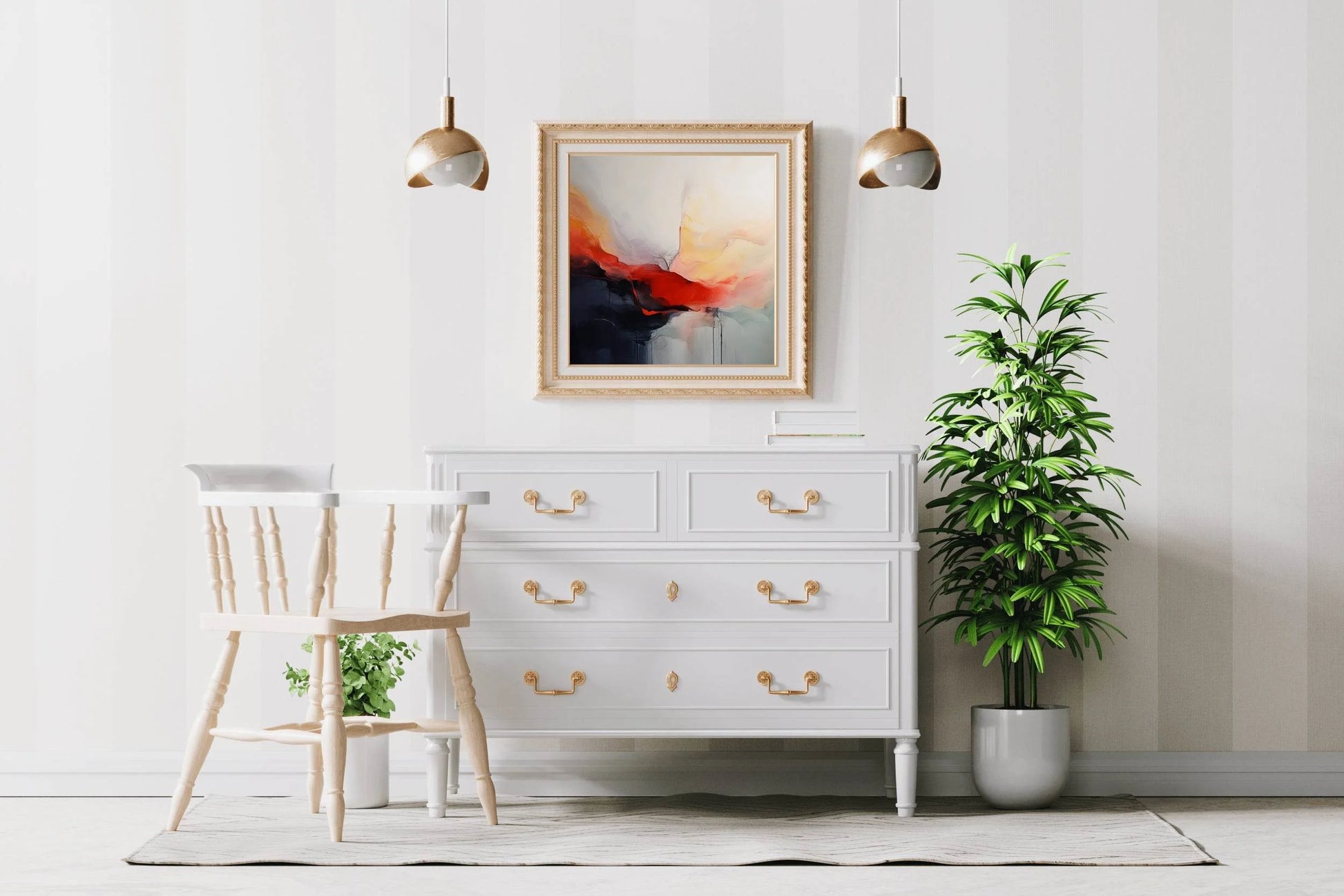 Digital Water Color Vibrant Abstract Wall Art - beink online art store