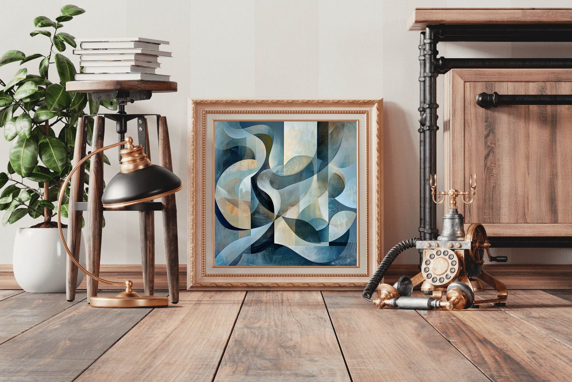 Wall Geometric Shape Abstract Wall Art - beink online art store