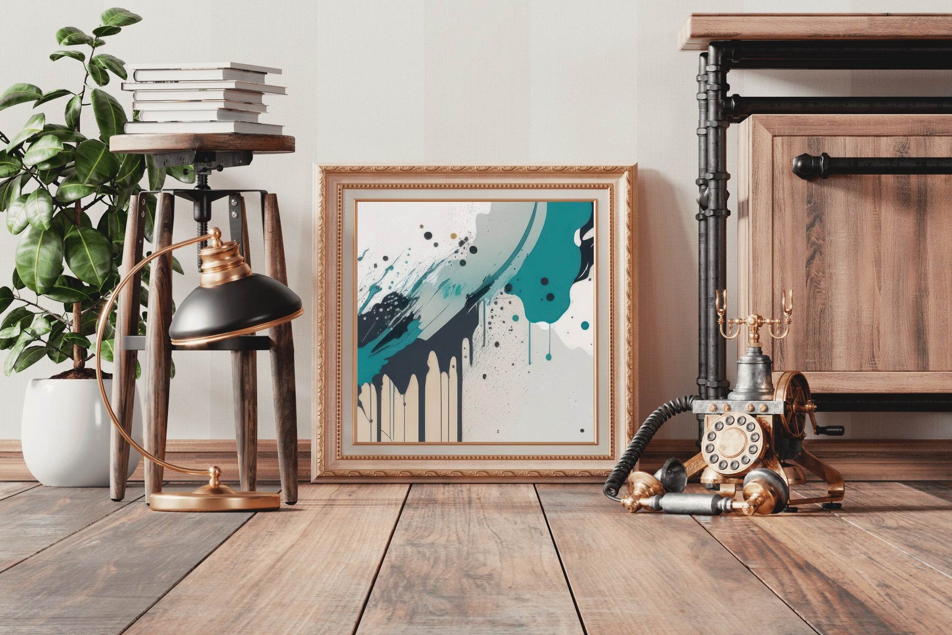 Soft Paint Color Abstract Wall Art - beink online art store