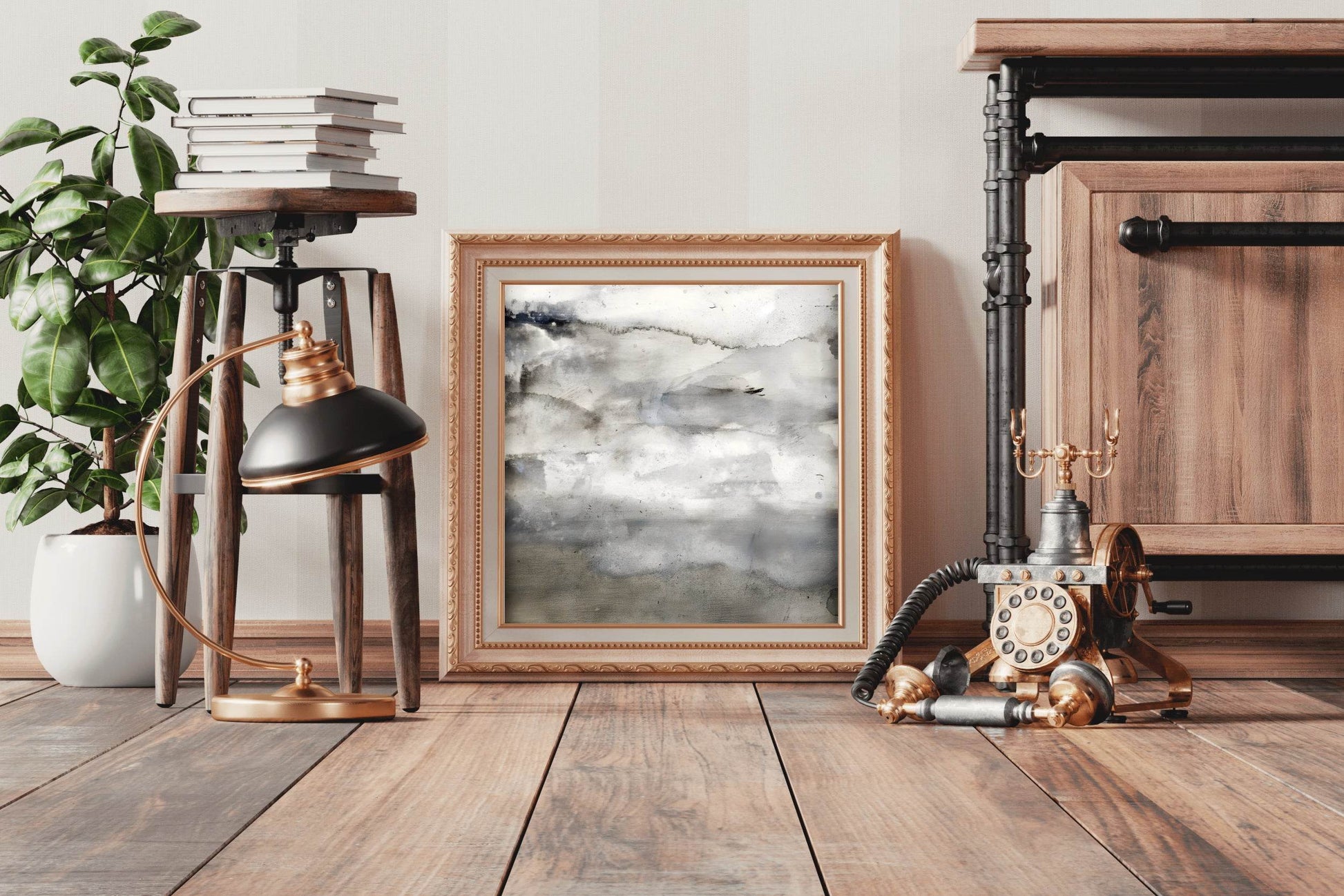 Atmospheric Scene Modern Wall Art - beink online art store