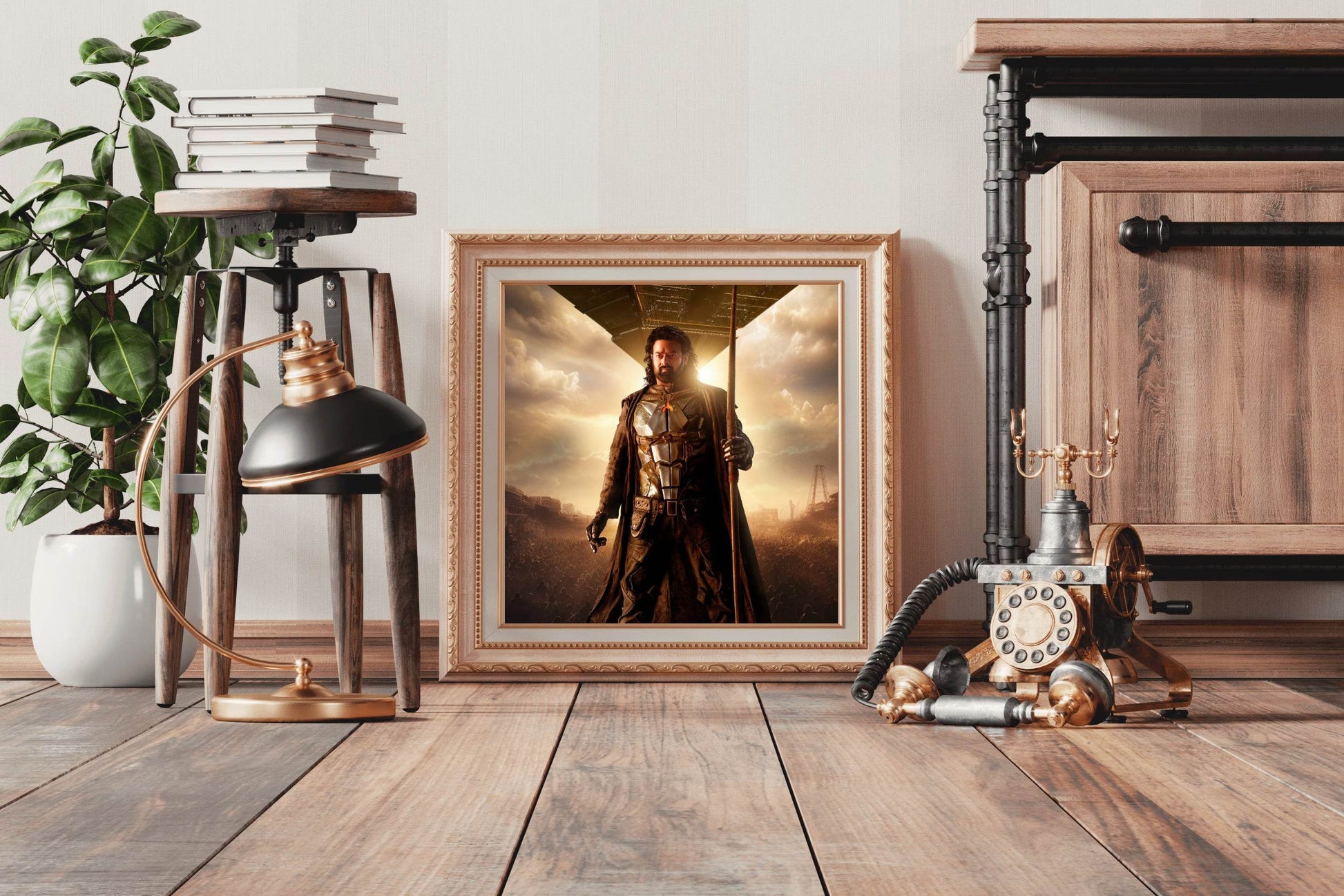 Kalki 2898 AD with spaceship Wall Art - beink online art store