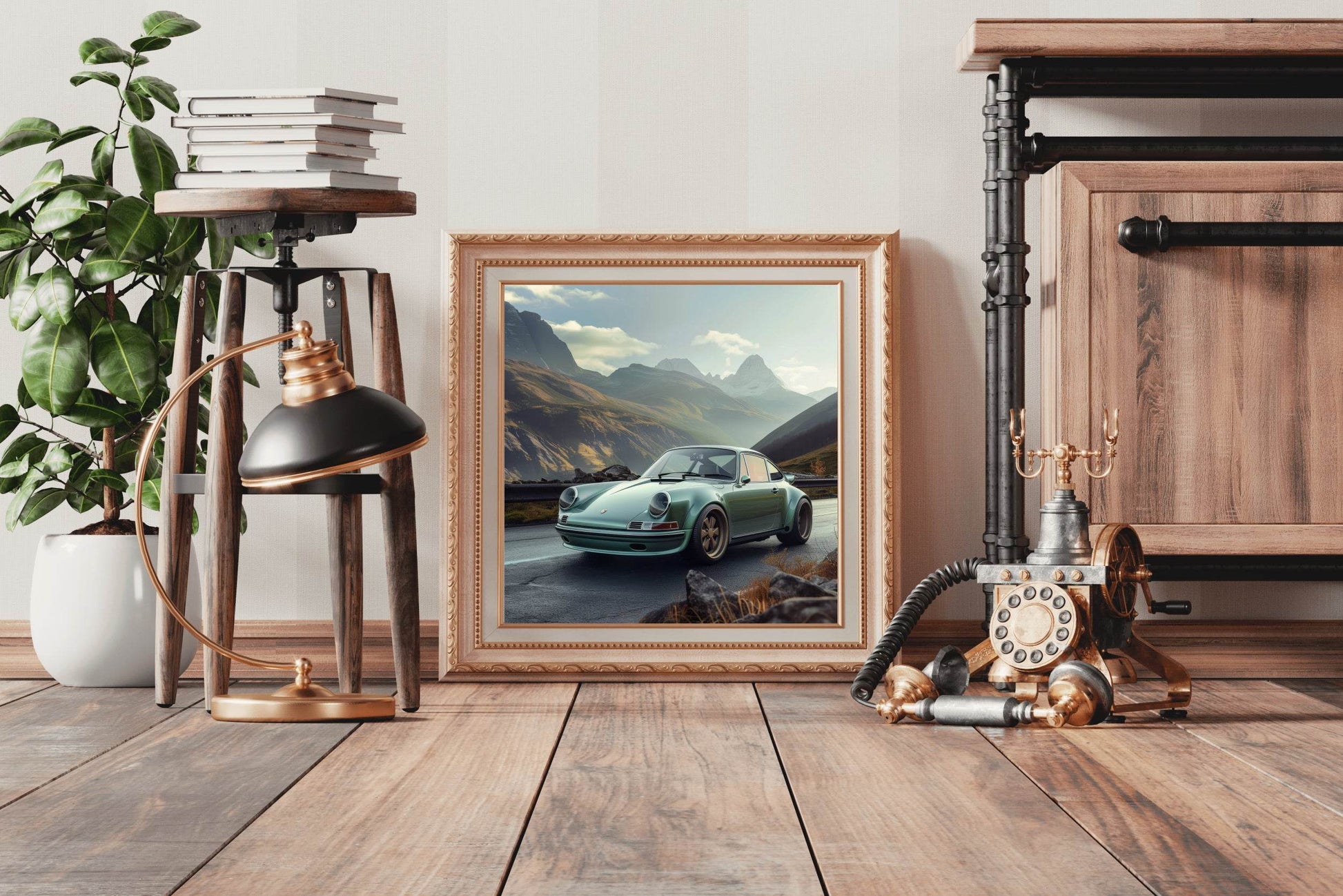 Porsche 911 RSR Turbo Wall Art - beink online art store